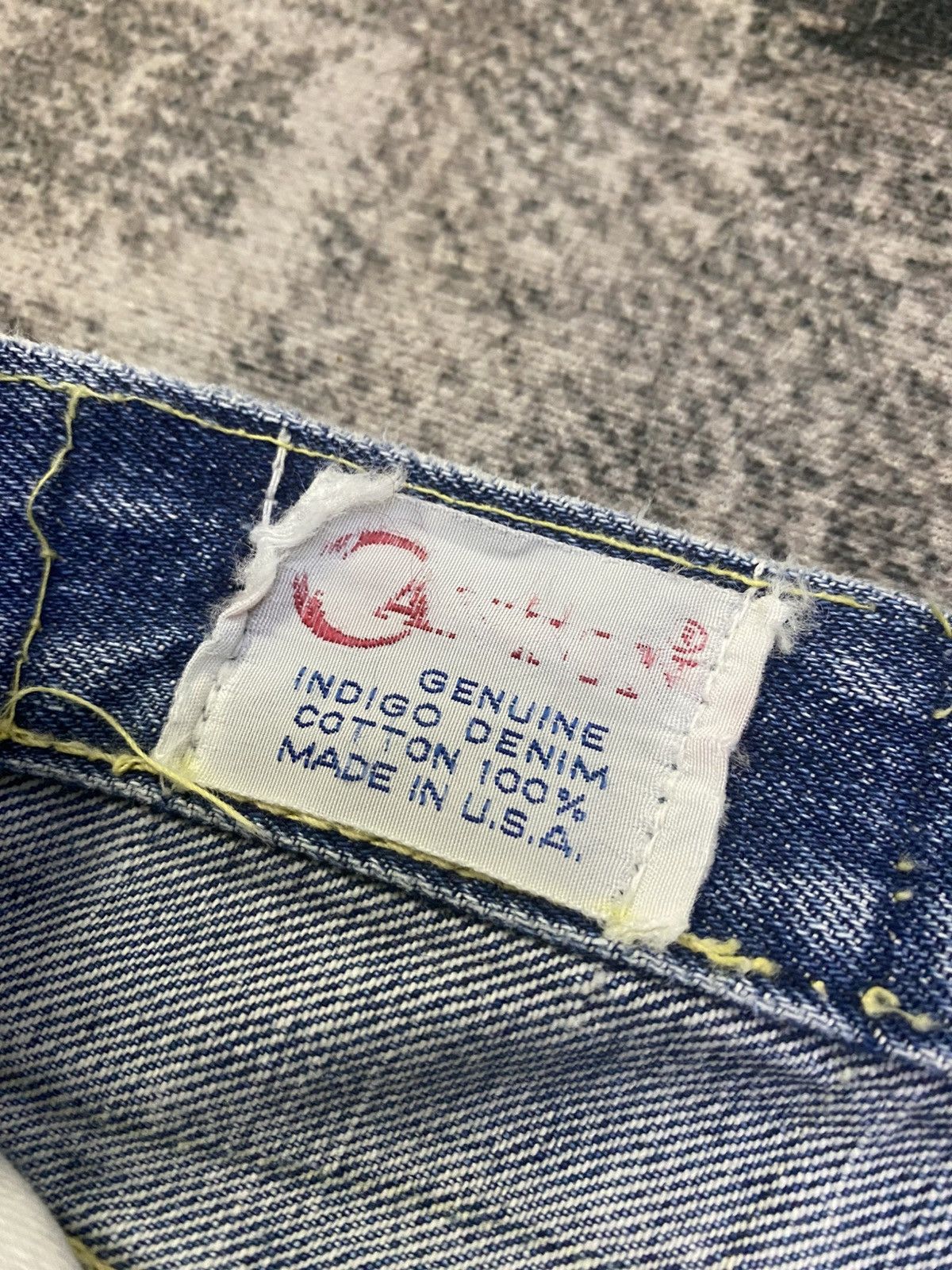 Self Edge × Vintage Vintage 80s Canton Selvedge Denim Made in USA. Size US 29 - 8 Thumbnail