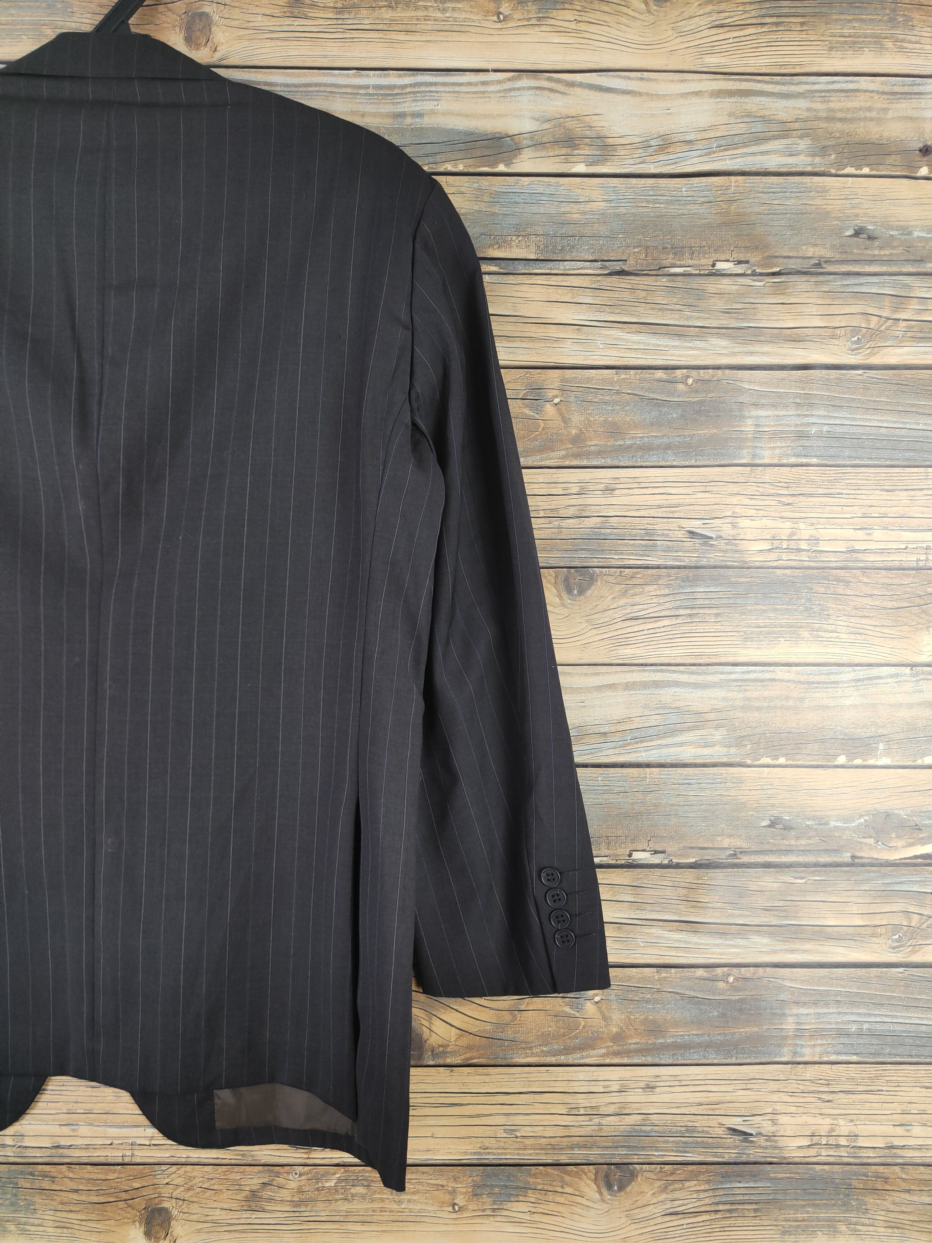 Ermenegildo Zegna × Vintage Vintage Ermenegildo Zegna-Fiera Black Blazers Size US M / EU 48-50 / 2 - 10 Thumbnail