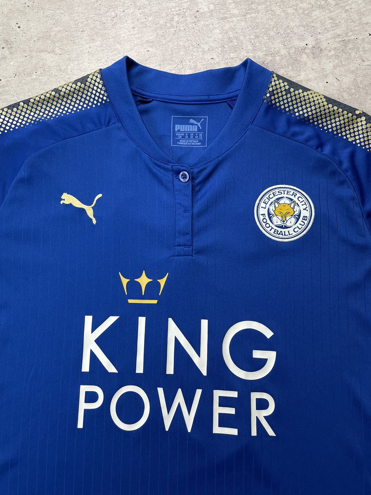 Puma Leicester City Puma Soccer Jersey vintage #7 Jessica Size L / US 10 / IT 46 - 3 Thumbnail