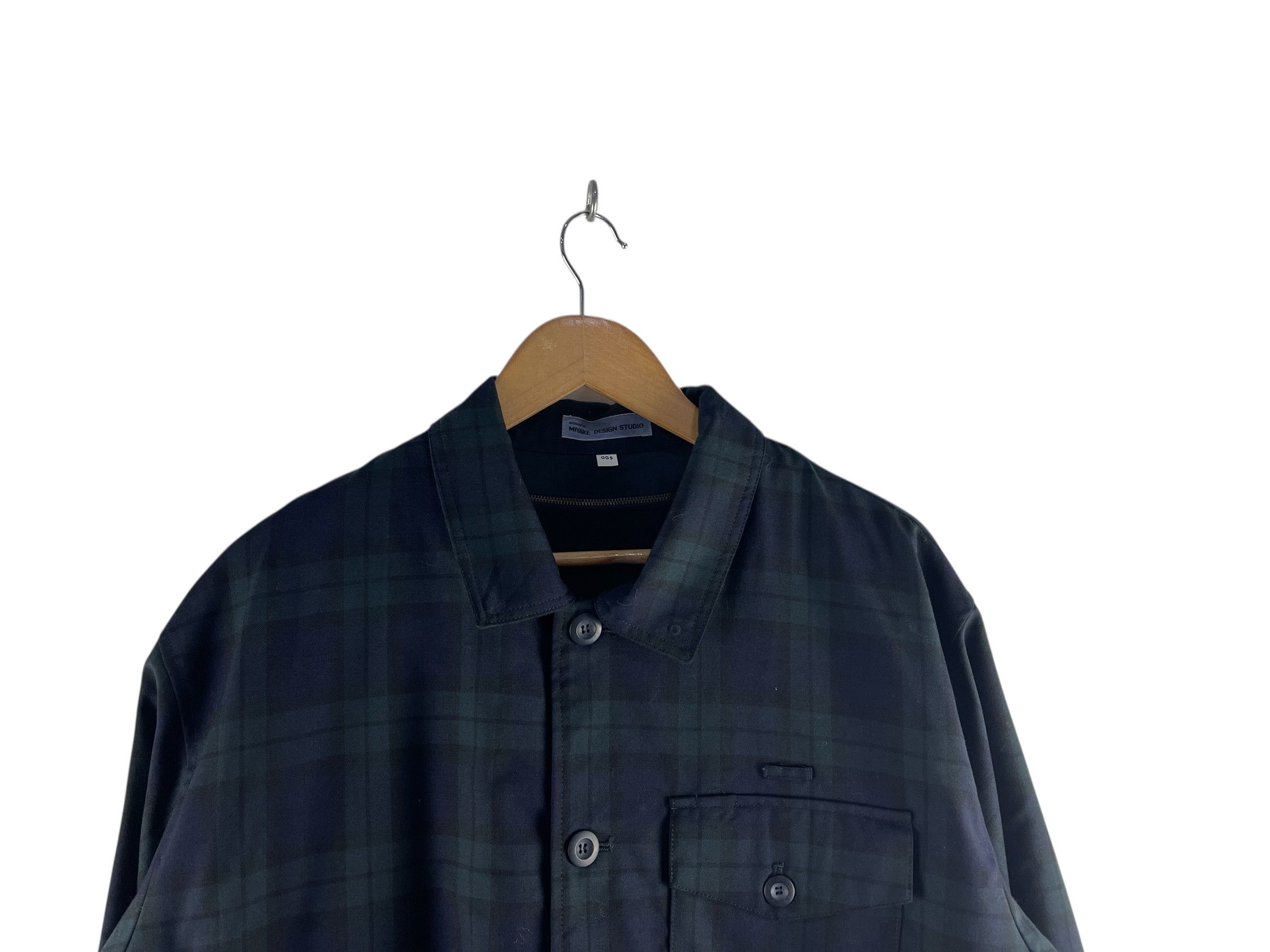 Issey Miyake Vintage Miyake Design Studio Plaid Blouson Jacket Size L / US 10 / IT 46 - 8 Thumbnail