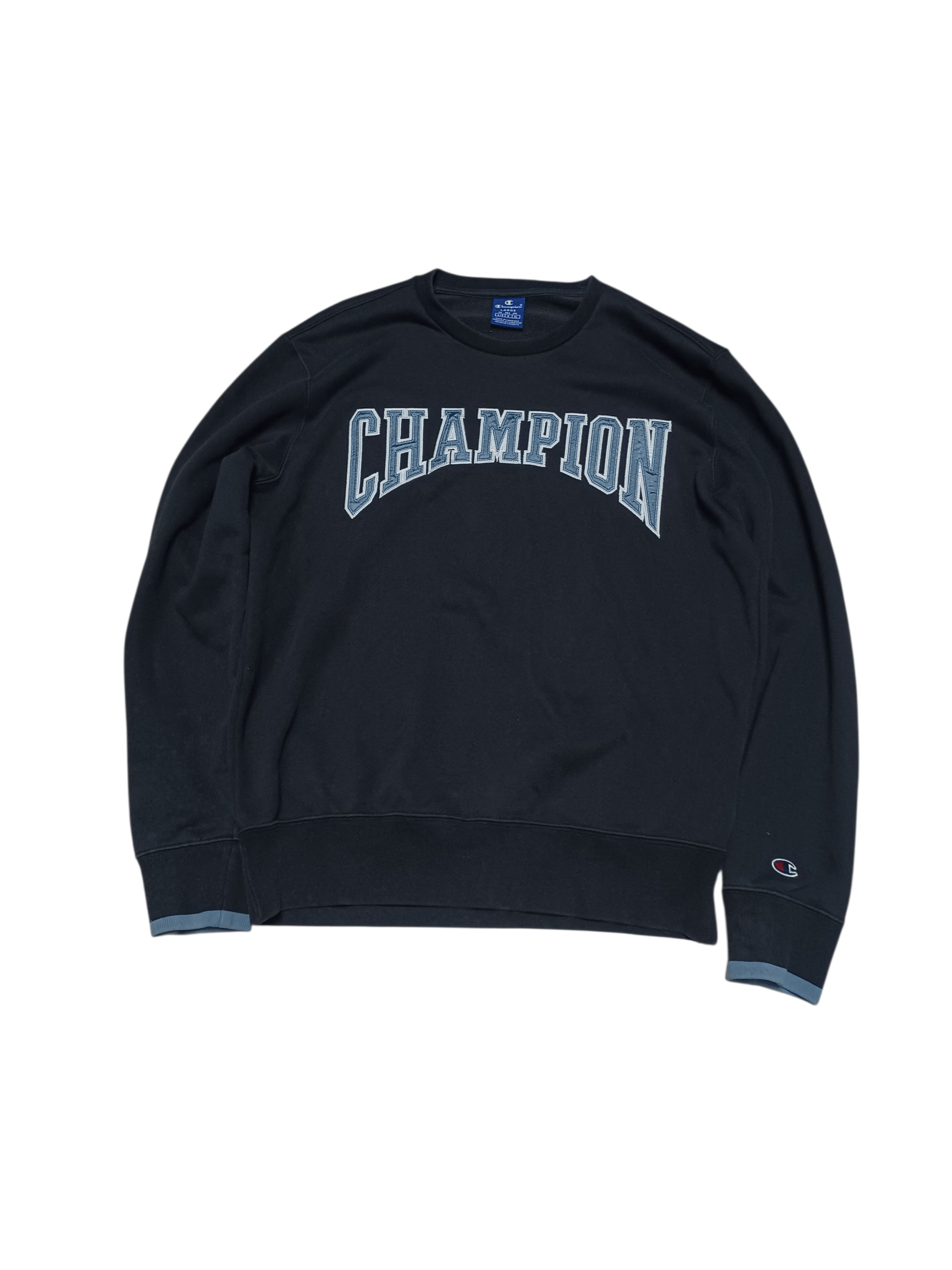 Champion CHAMPION VINTAGE BIGLOGO EMBROIDERED SWEATSHIRT SPORTSWEAR Size US L / EU 52-54 / 3 - 1 Thumbnail