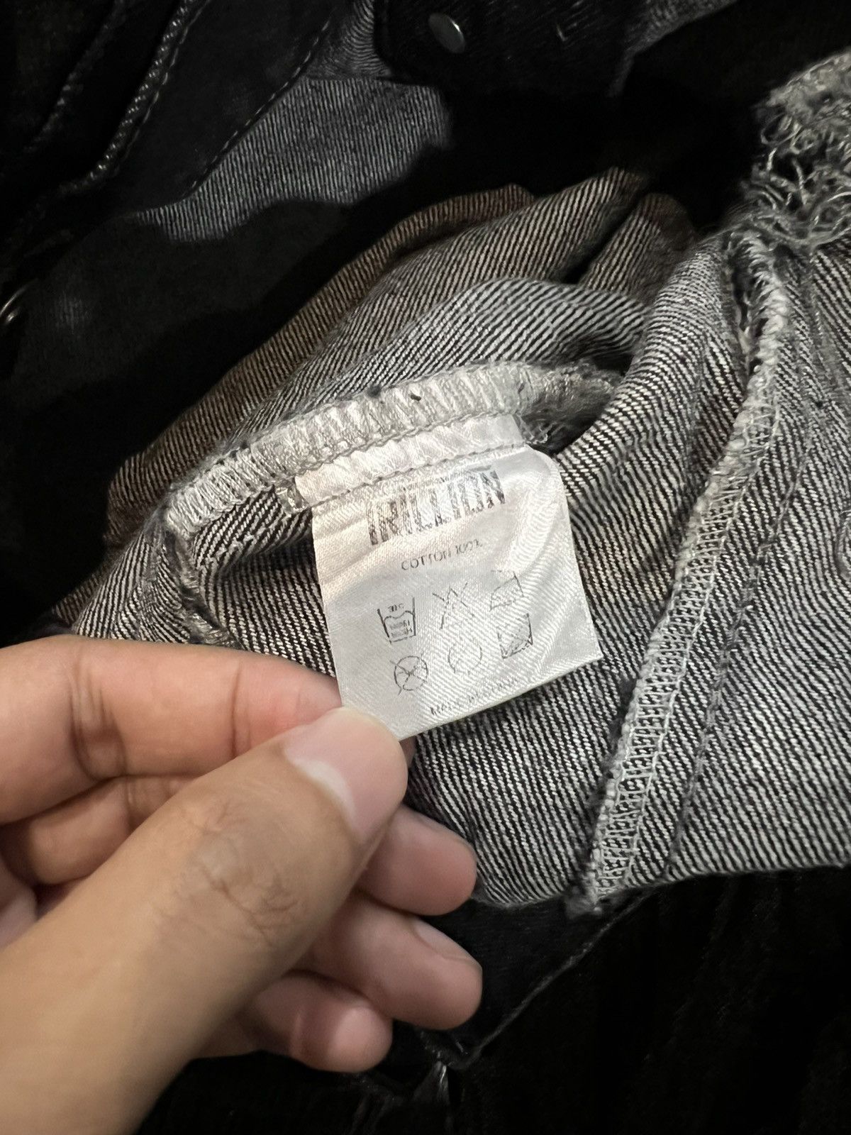 Other TRILLION Type II 2 Black Denim Jacket Size US M / EU 48-50 / 2 - 7 Thumbnail