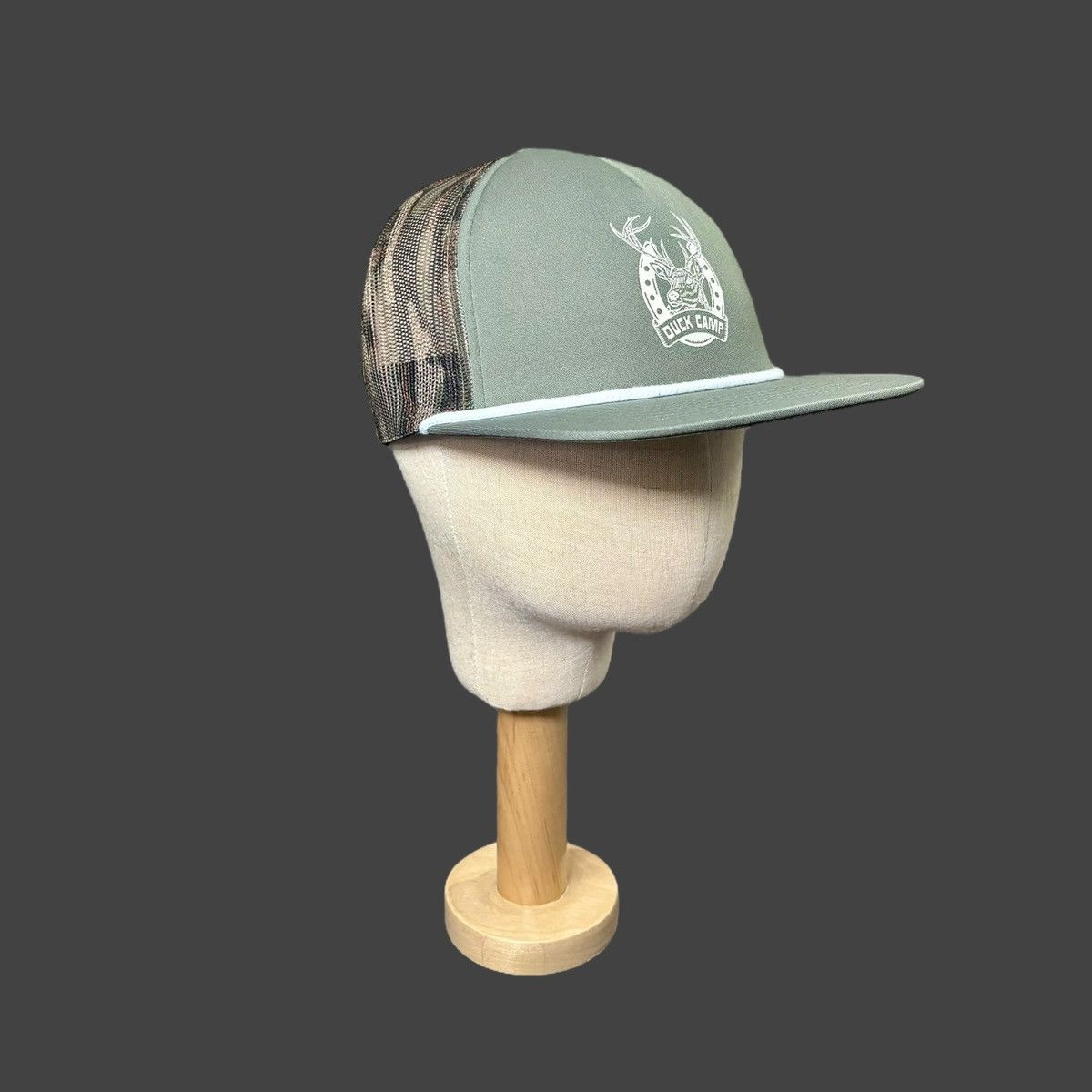 Other Duck Camp Men’s Thyme Green Retro Trucker Hat Sz OS Size ONE SIZE - 6 Thumbnail