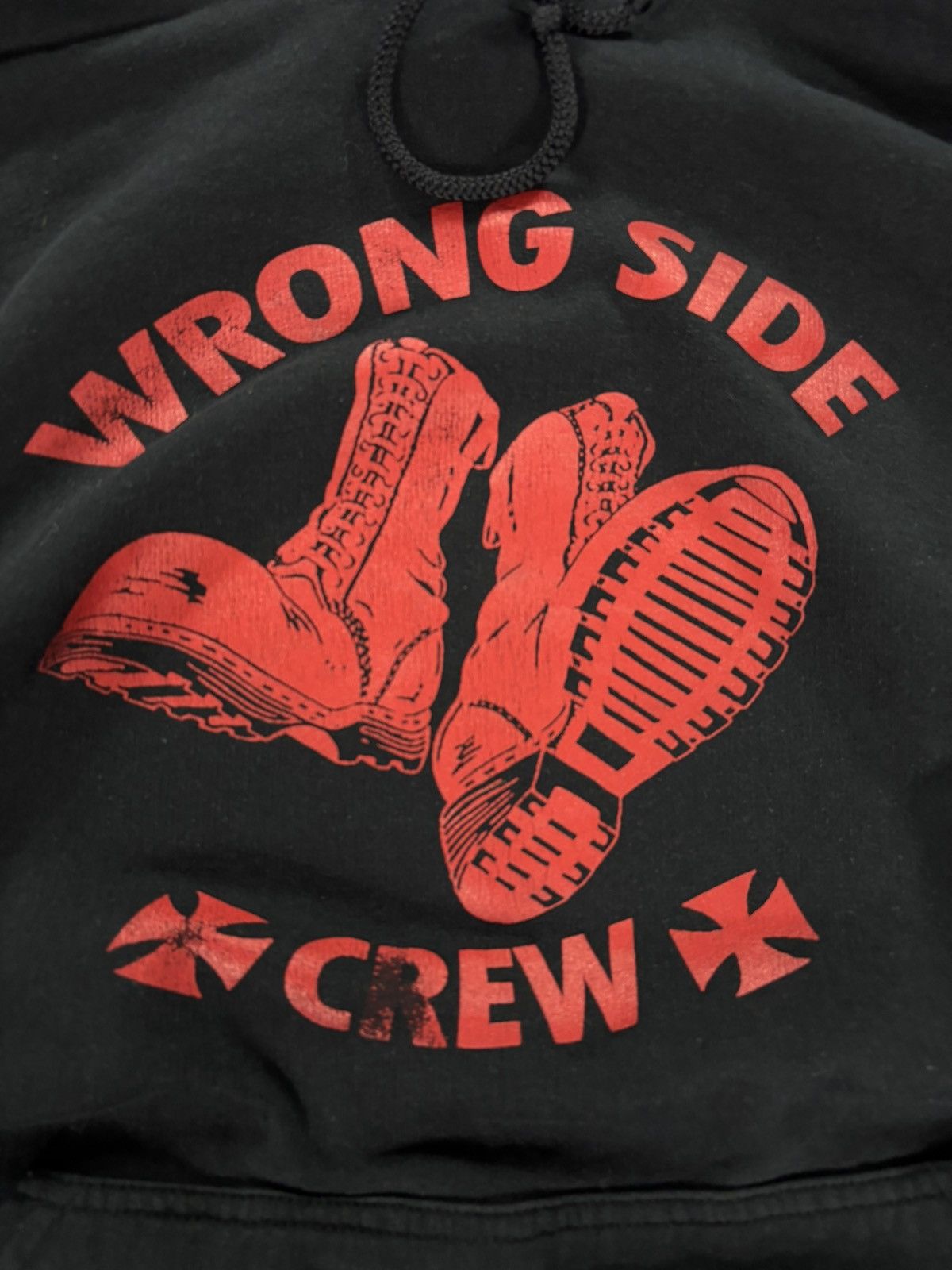 Vintage Wrong side Crew hoodie Size US XL / EU 56 / 4 - 4 Thumbnail