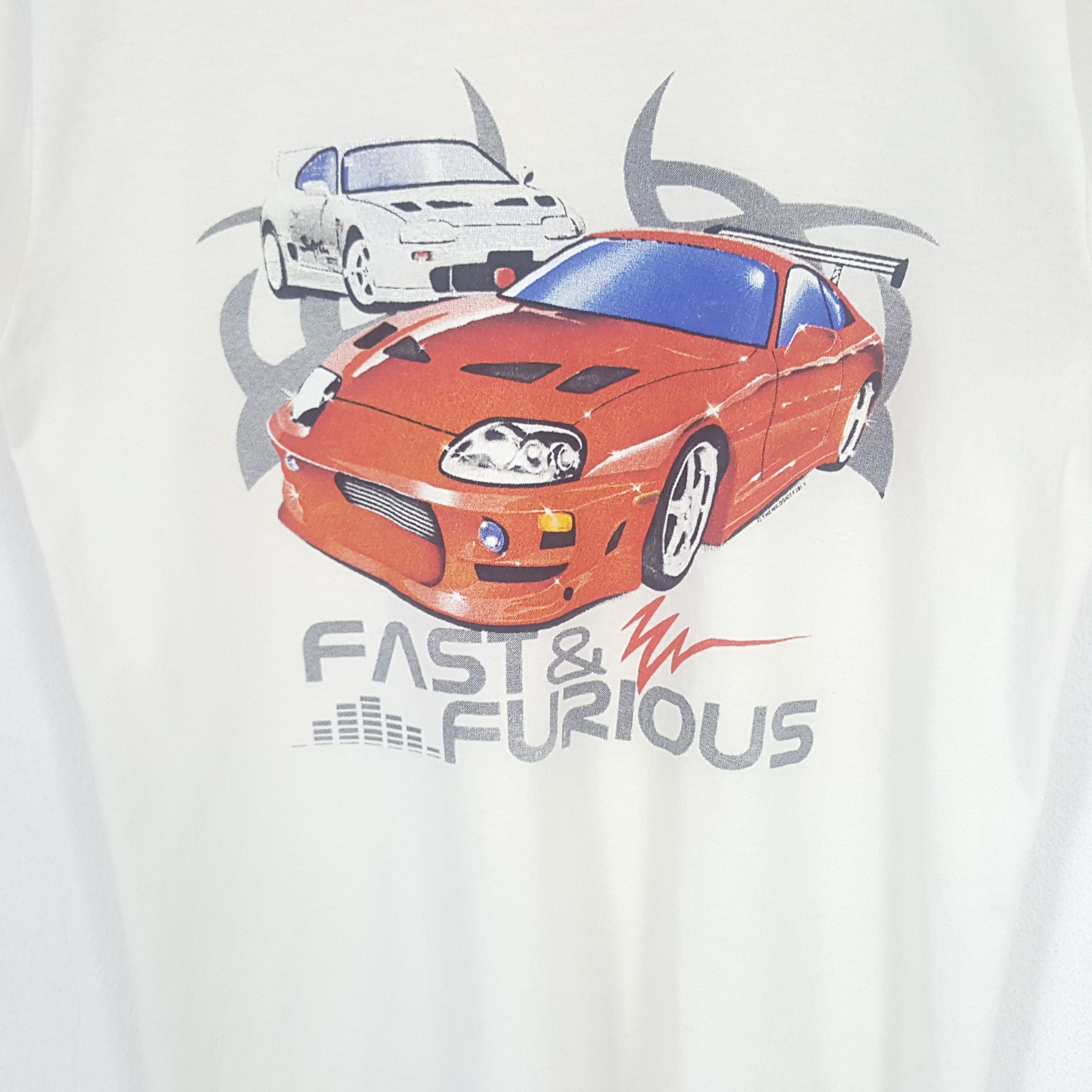 Vintage Vintage Fast & Furious American Racing Action Movie Tshirt Size US L / EU 52-54 / 3 - 2 Thumbnail