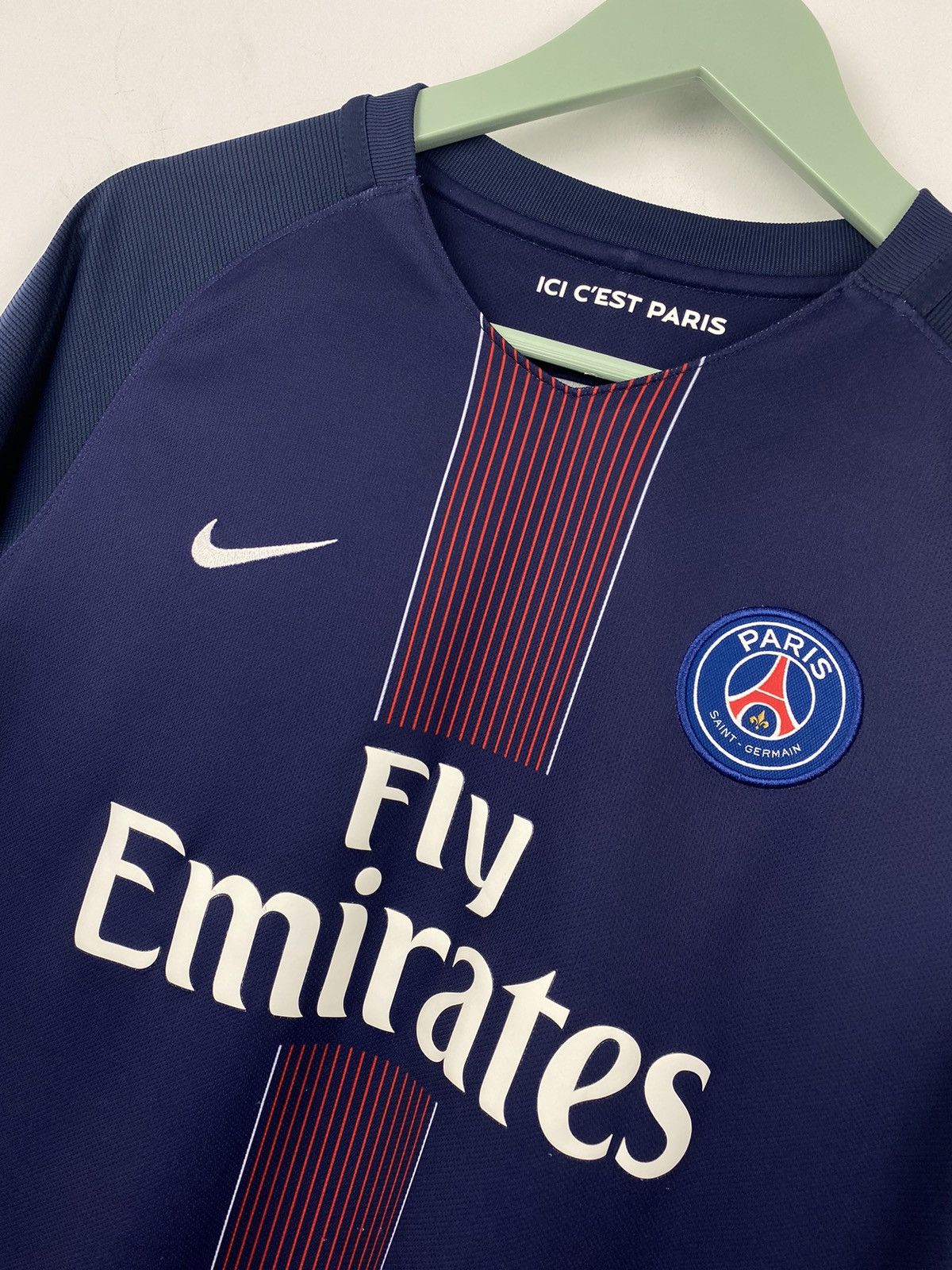 Nike Paris Saint Germain PSG 2016 2017 Soccer Jersey Milan Real Size US XS / EU 42 / 0 - 2 Thumbnail