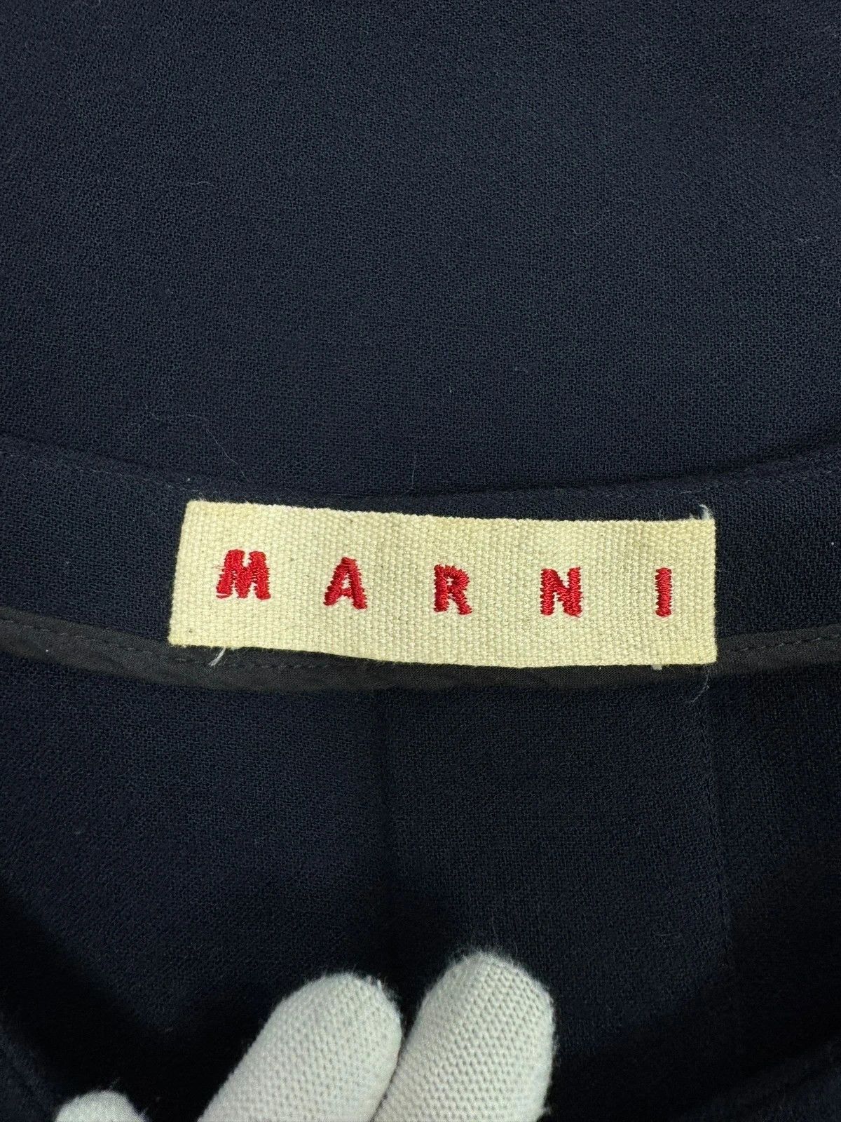 Marni Marni Wool Jumper Navy size S Size S / US 4 / IT 40 - 9 Thumbnail