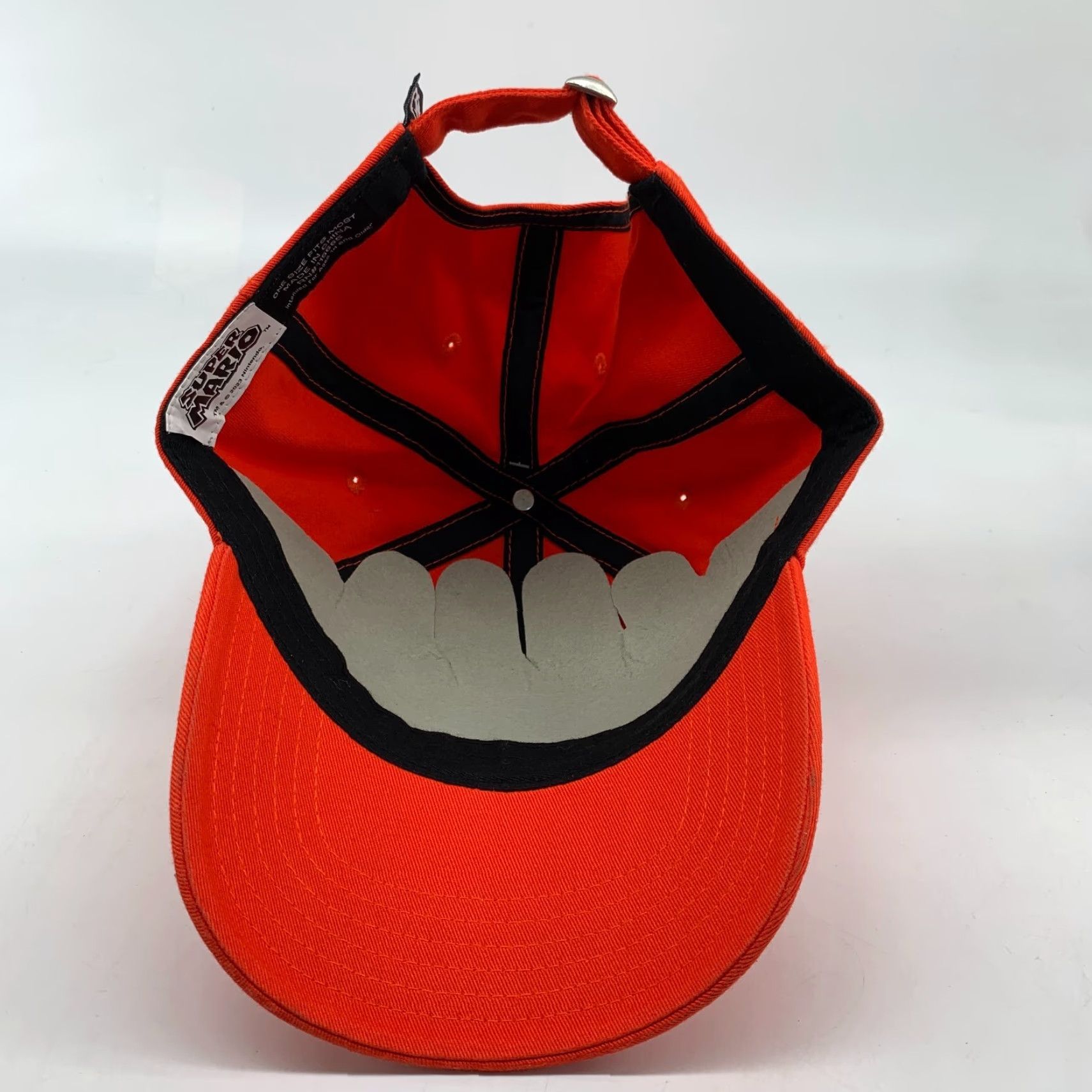Vintage Bioworld Men's Red Super Mario Adjustable Baseball Cap One Size NWT Size ONE SIZE - 5 Thumbnail