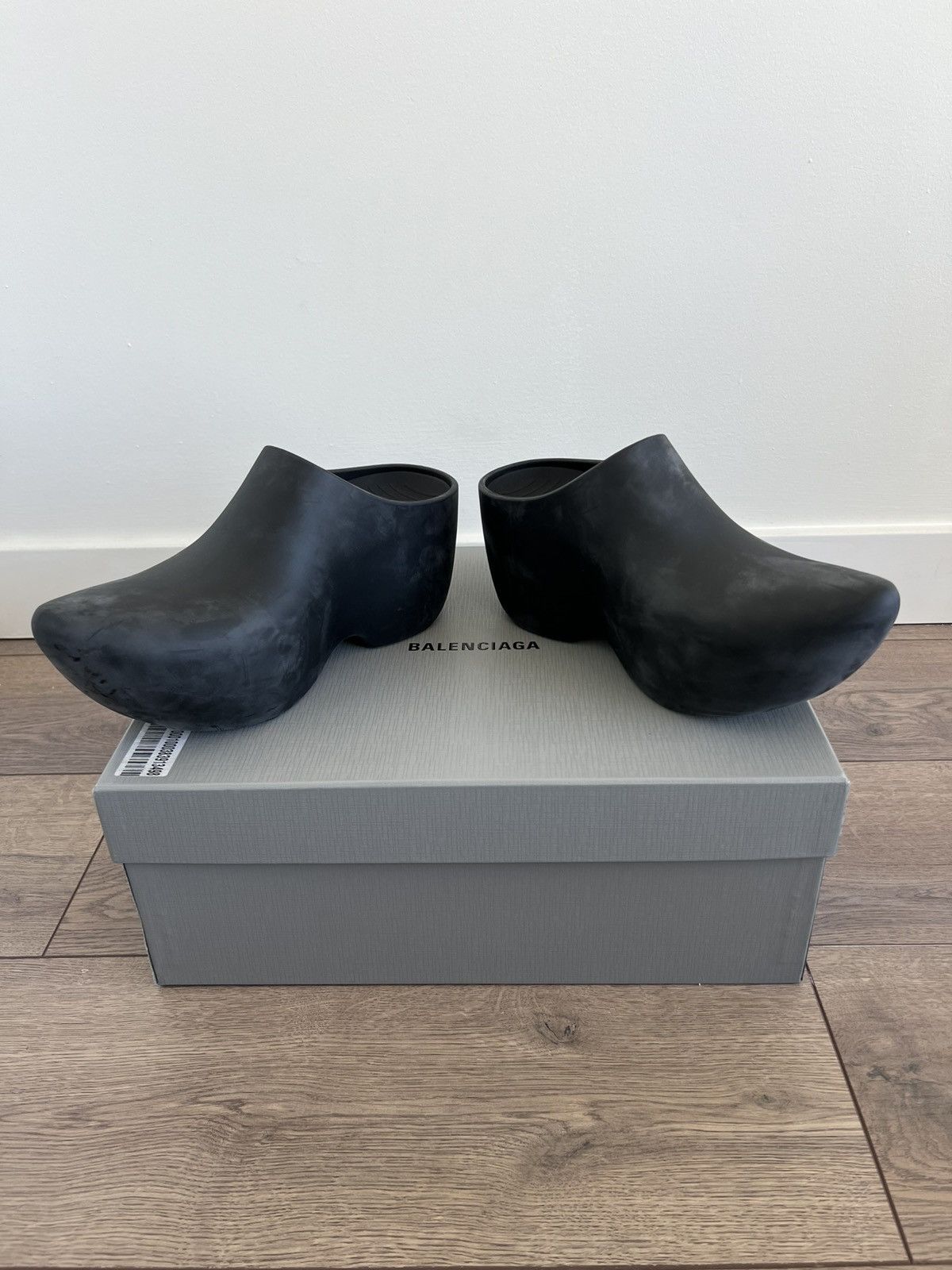 Balenciaga Balenciaga Rubber Technoclog Matte Black 40 Size US 7 / EU 40 - 8 Thumbnail