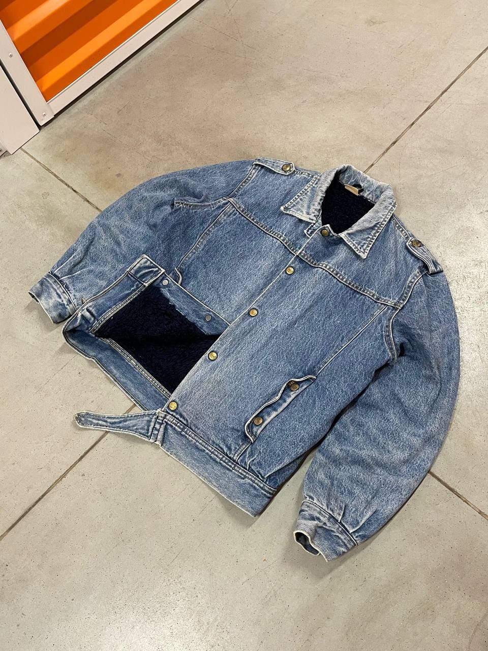 Lee 80's Vintage Lee Sherpa Denim Roper Jacket Size US M / EU 48-50 / 2 - 1 Thumbnail
