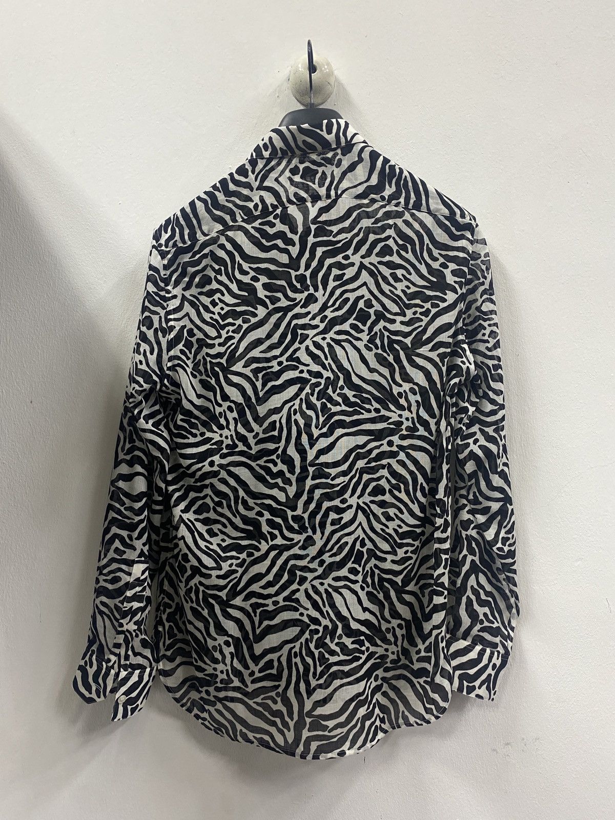 Hedi Slimane × Saint Laurent Paris × Yves Saint Laurent Saint Laurent Paris SS20 Zebra print shirt Size US S / EU 44-46 / 1 - 3 Thumbnail