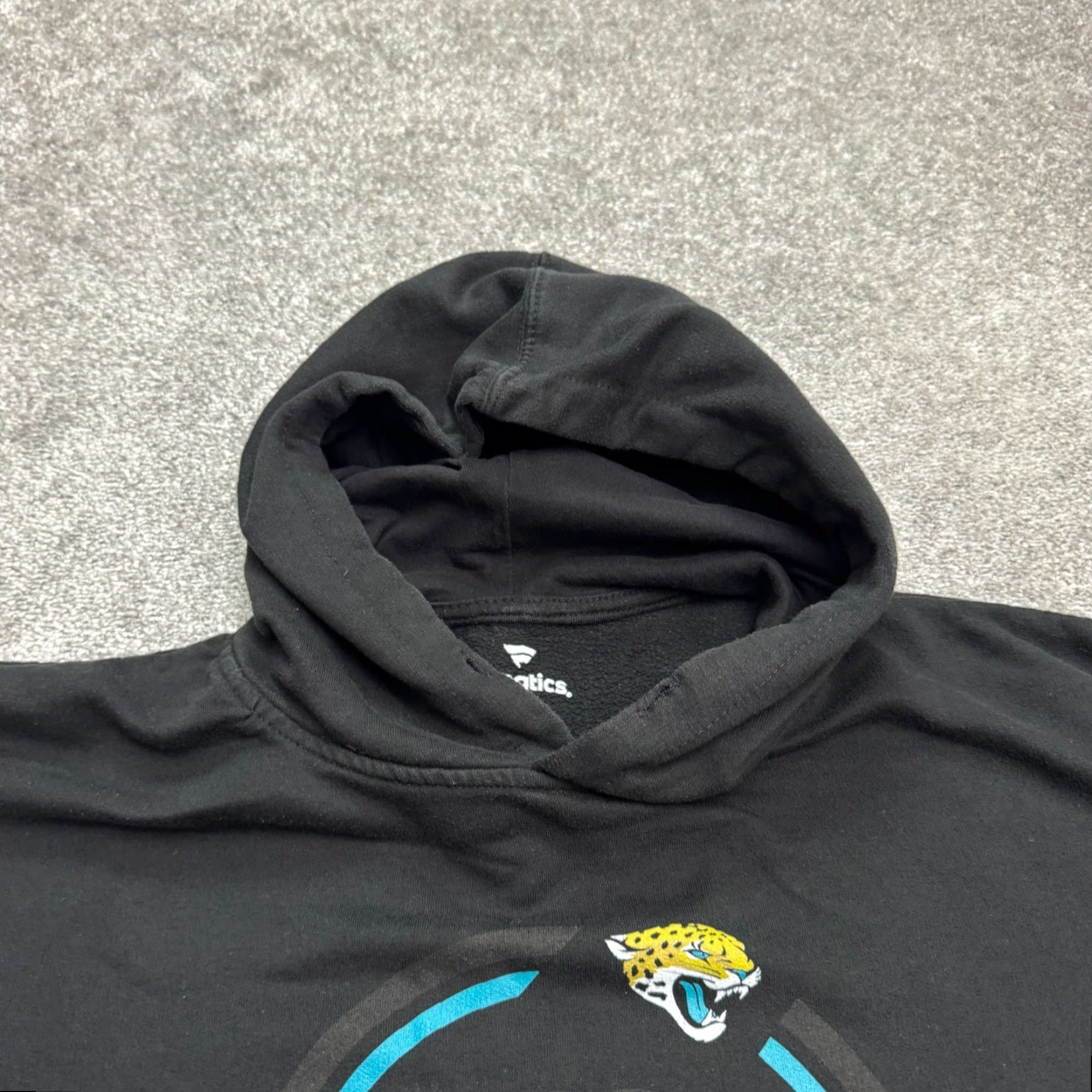 Vintage Fanatics Hoodie Mens 4XL Black Jaguars Jackson Ville Pullover Graphic Sweatshirt Size US XXL / EU 58 / 5 - 3 Thumbnail