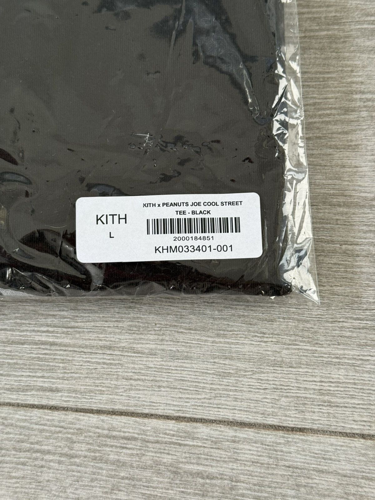 Kith × Peanuts Men's KITH for Peanuts Joe Cool Street Tee Black Sz L Large Size US L / EU 52-54 / 3 - 8 Thumbnail