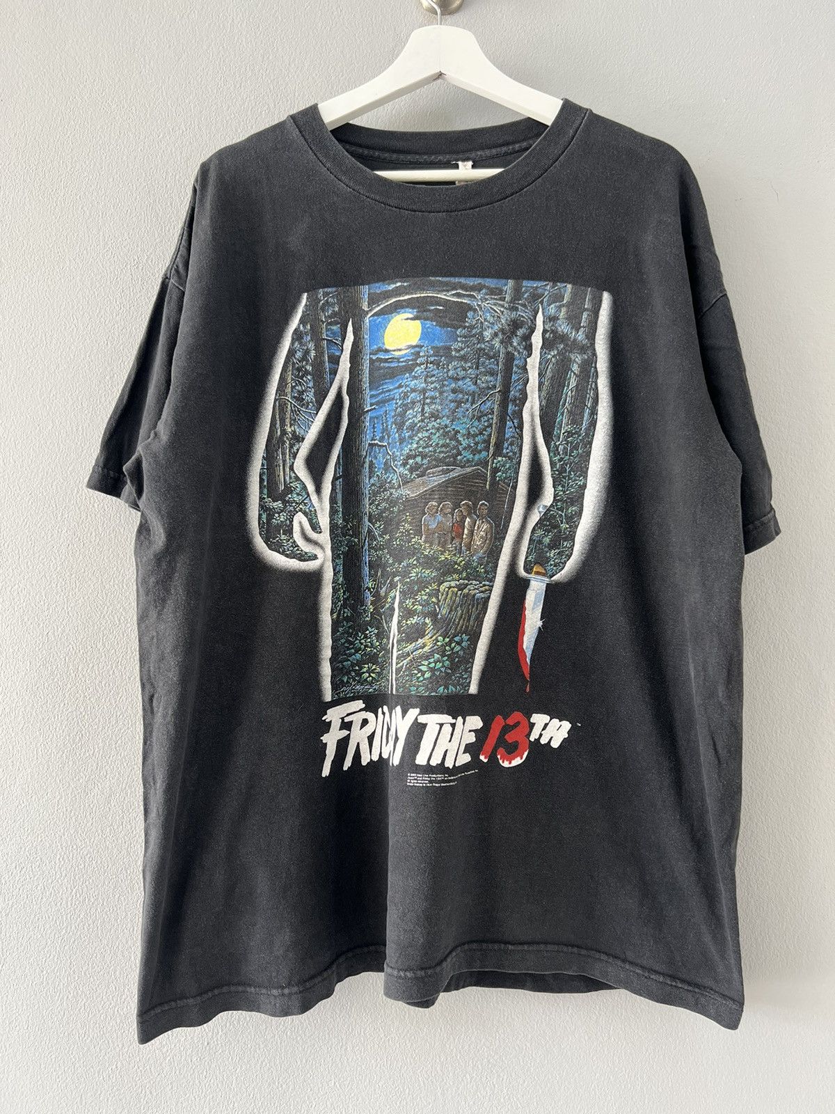 image of Vintage Friday The 13Th 2000’S in Black, Men's (Size XL)