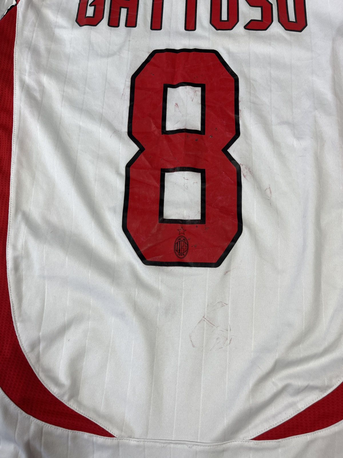 Adidas 2006-07 AC Milan Athens Gattuso final jersey Size US L / EU 52-54 / 3 - 11 Thumbnail