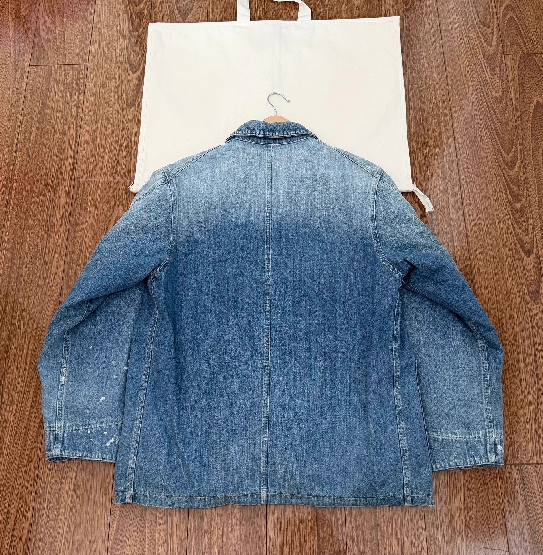 Visvim VISVIM SS DMGD Down Denim Jacket LT.INDIGO 1 NWT Size US S / EU 44-46 / 1 - 2 Thumbnail