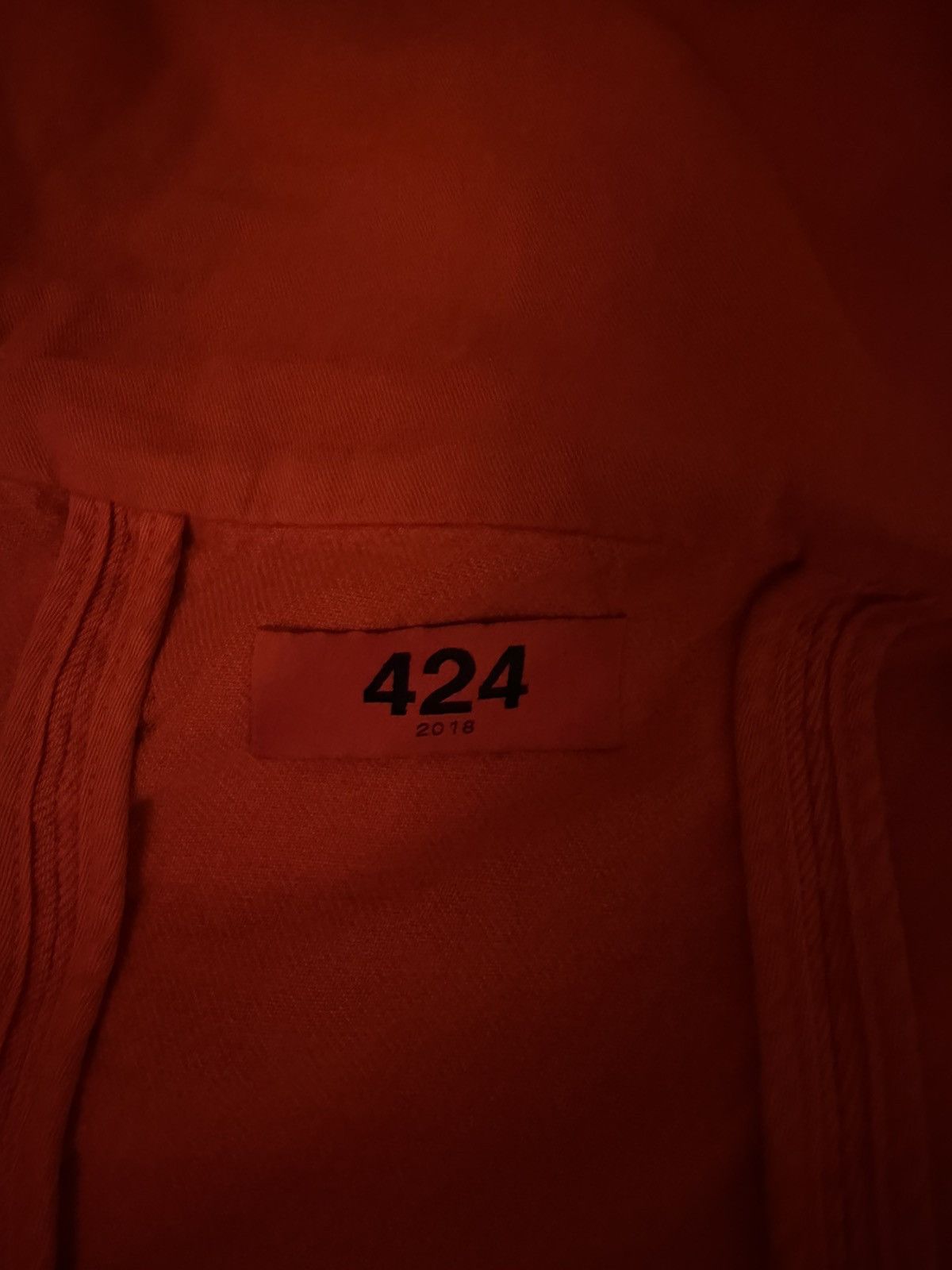 424 424 Denim Red jacket 2018 XL Size US XL / EU 56 / 4 - 6 Thumbnail
