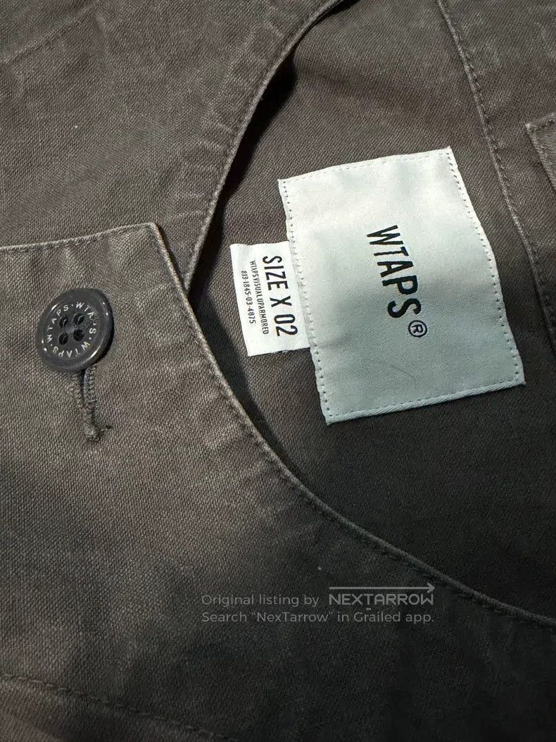 Wtaps Wtaps Long-sleeved, collarless, single-pocket shirt Size US M / EU 48-50 / 2 - 2 Thumbnail