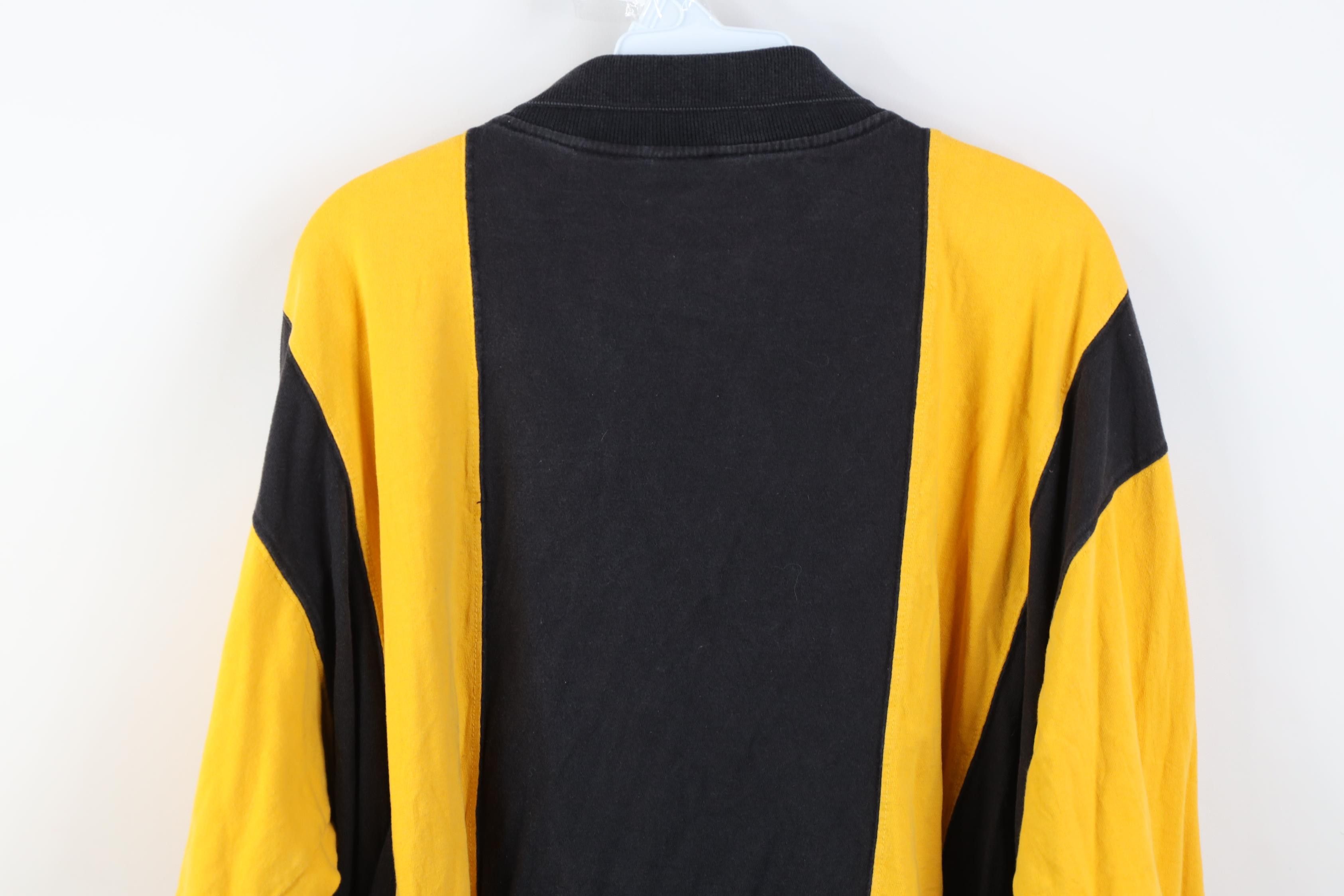 Vintage Vintage Y2K 2000 Pittsburgh Football Long Sleeve Rugby Polo Size US L / EU 52-54 / 3 - 16 Thumbnail