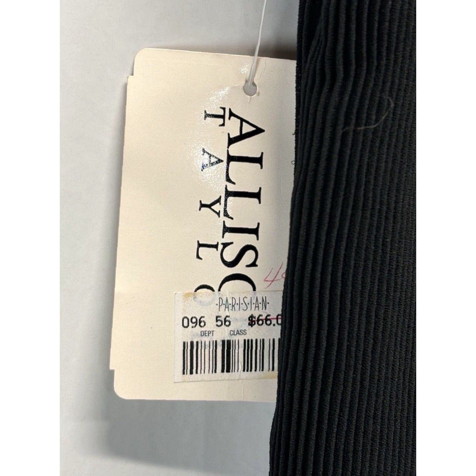 Vintage VINTAGE Allison Taylor Skirt Maxi 2X Plus Black Accordion Pleated Pull On Stretch Long Women Skirt Size 40" / US 18 - 5 Thumbnail