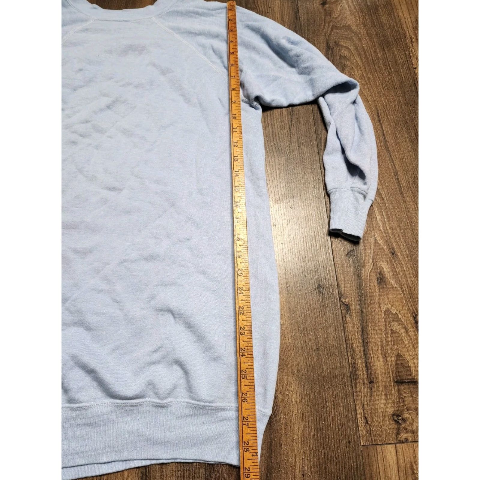 Vintage VINTAGE 80s Unbranded Cotton Sweatshirt Pullover Long Sleeve Crew Neck All Seasons Unisex S Blue 90s Theme Size US S / EU 44-46 / 1 - 2 Thumbnail