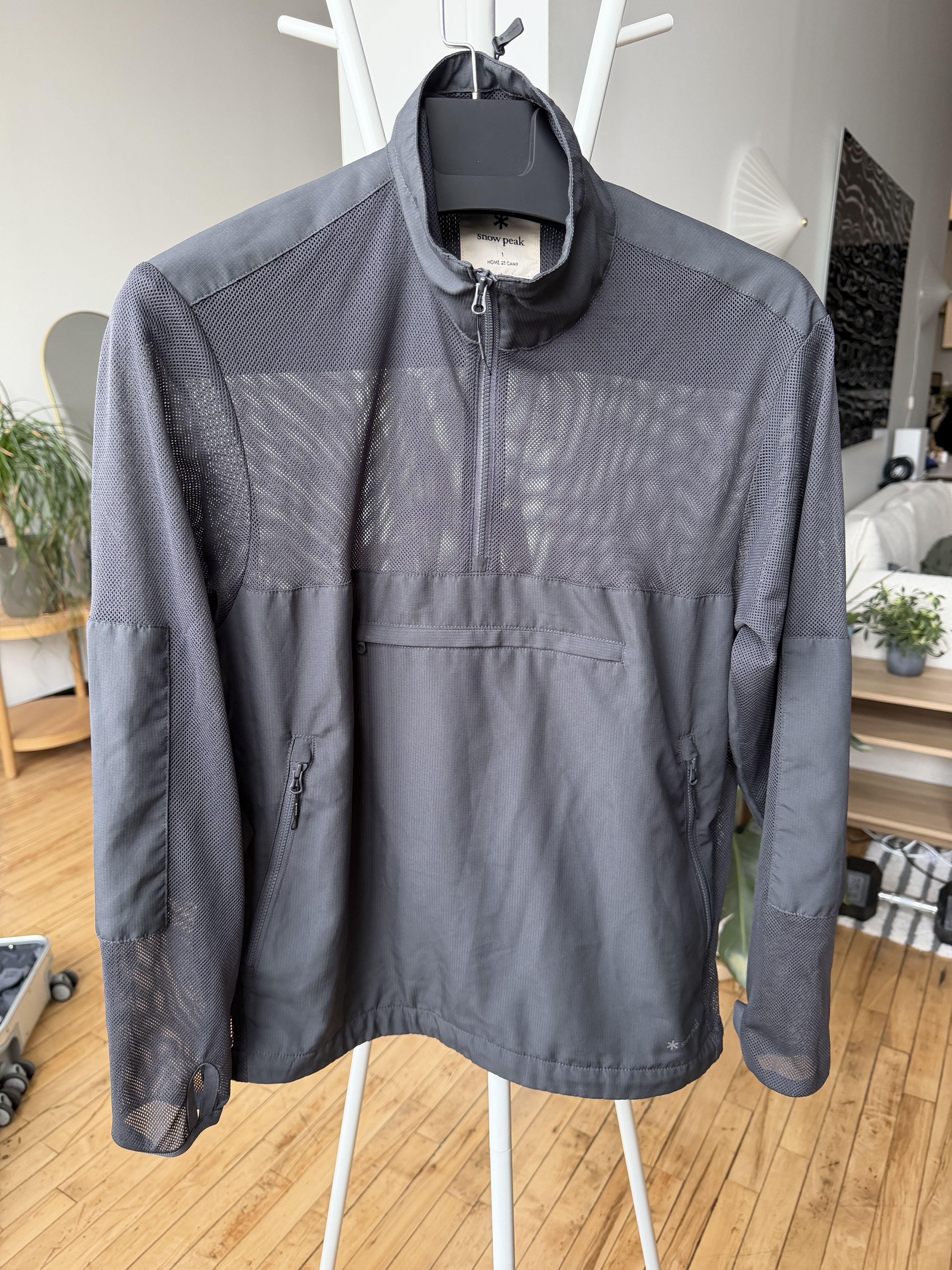 Snow peak insect mesh pullover