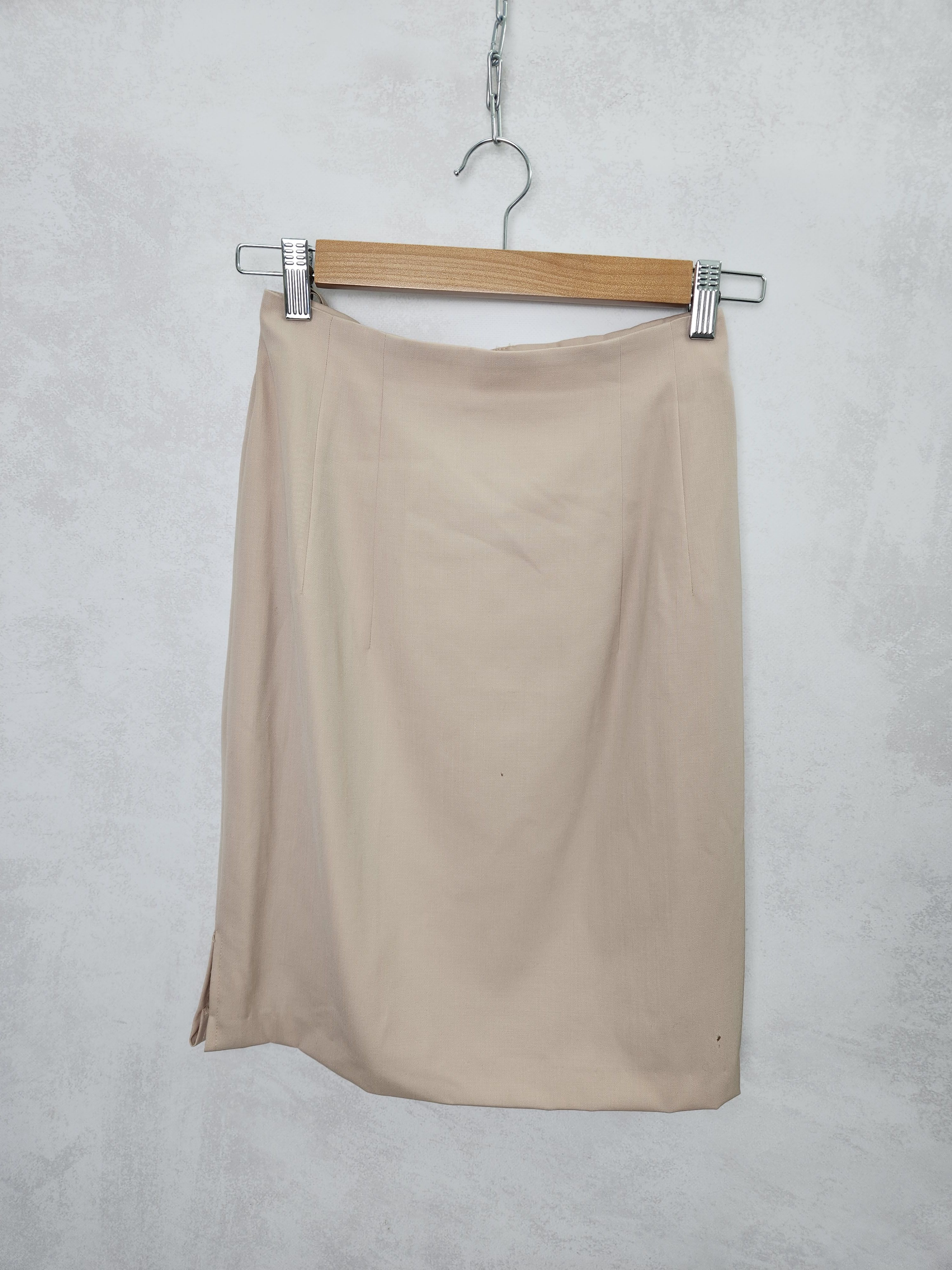 Jil Sander Jil Sander + beige viscose suit blazer skirt size 38 Size M / US 6-8 / IT 42-44 - 15 Thumbnail