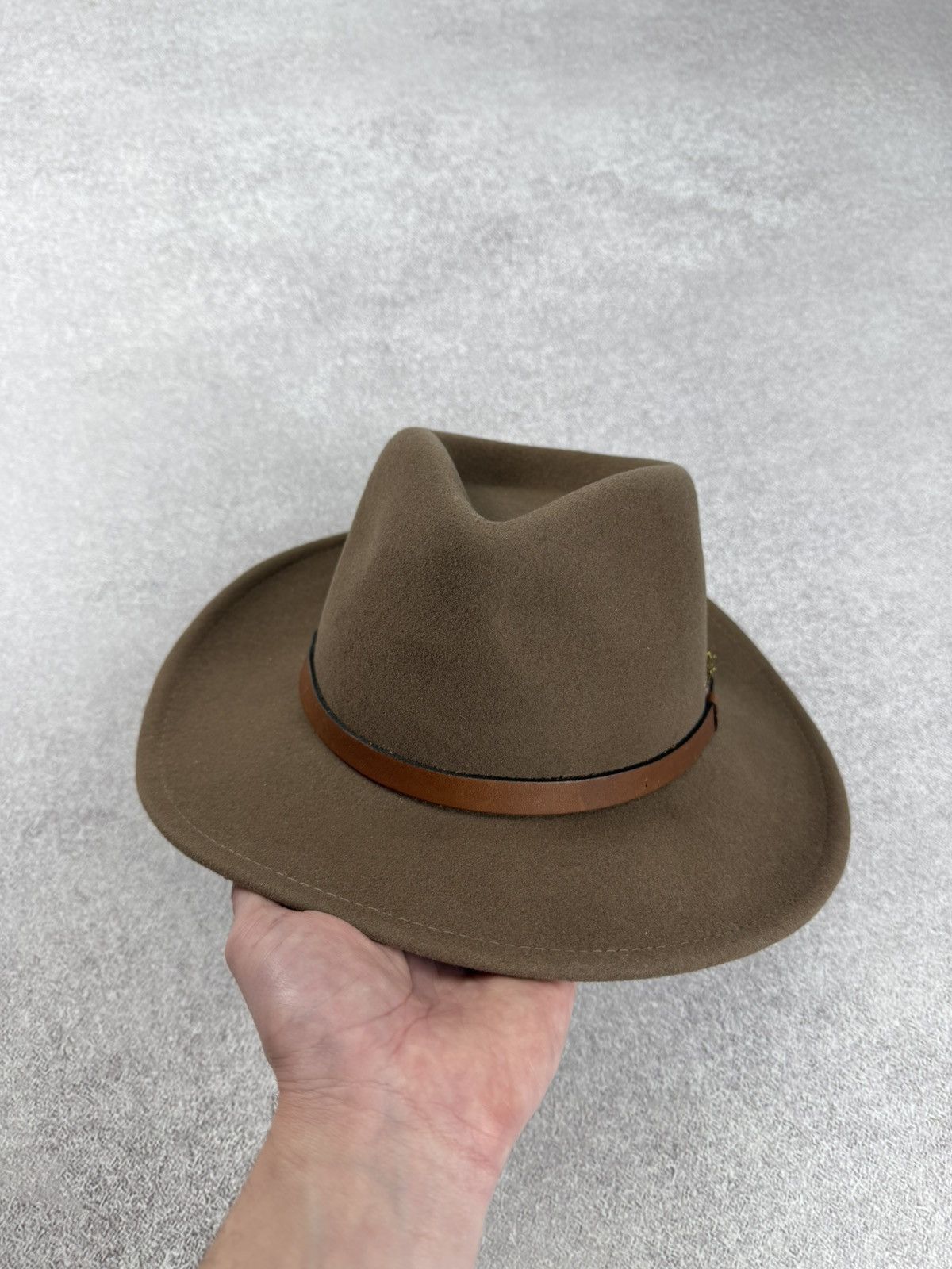 Vintage Vintage Koolah Merino Western Hat Made in USA Size S Size ONE SIZE - 5 Thumbnail