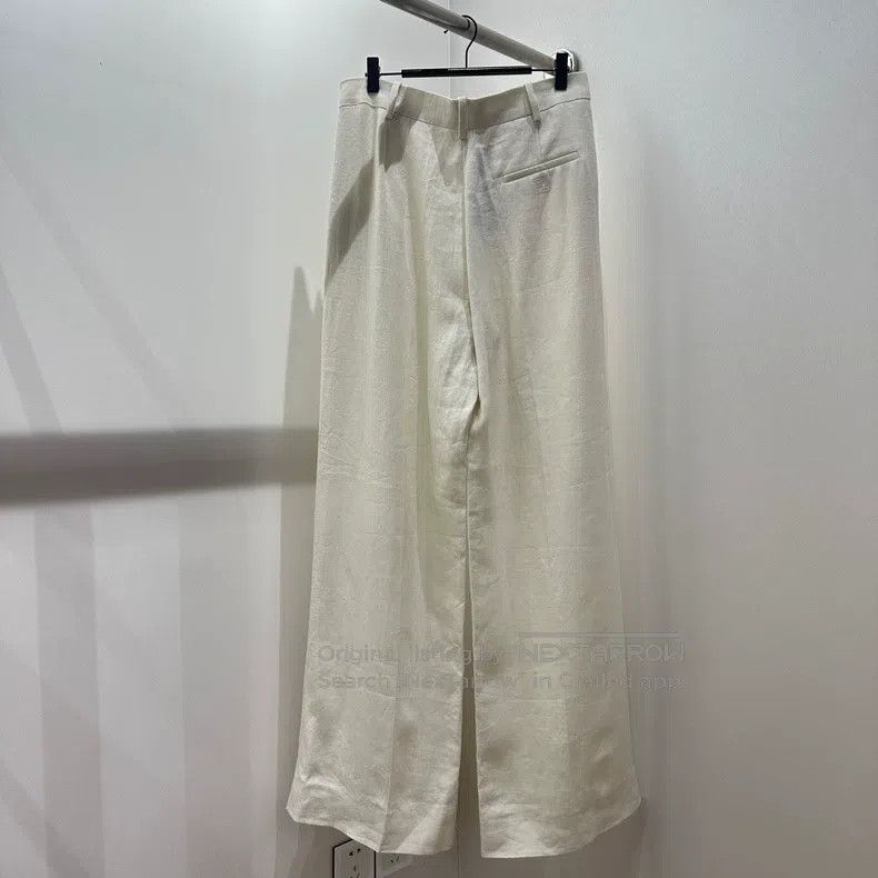 Fendi Fendi Linen Double F Embroidered Casual Trousers Size 26" / US 2 / IT 38 - 2 Thumbnail