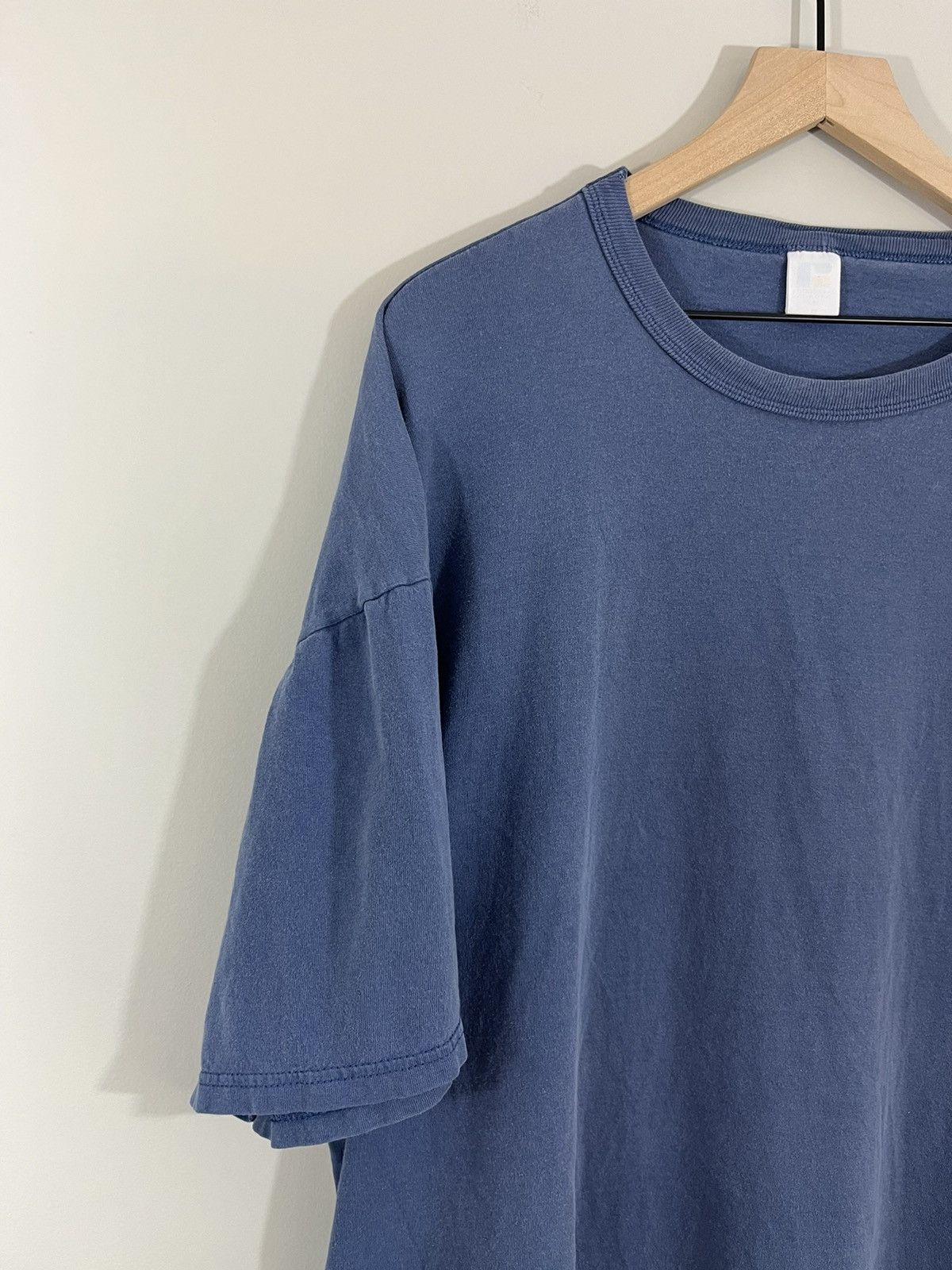 Vintage Blank Sun Faded BIG XXL Russell Boxy Oversize Tee Size US XXL / EU 58 / 5 - 5 Thumbnail