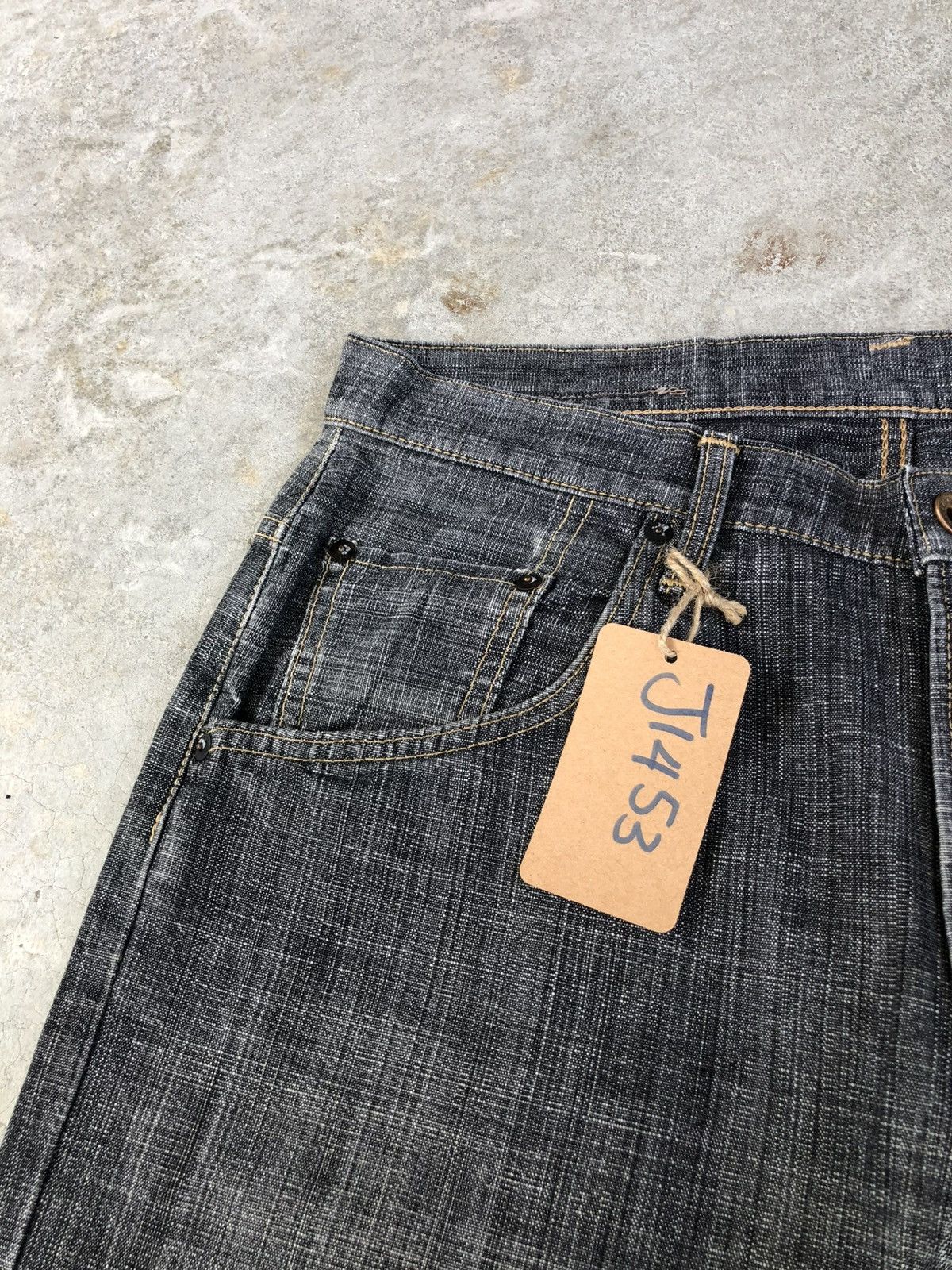 If Six Was Nine Japanese Edwin Flared Jeans Loose Jeans Distressed Jeans Size US 33 - 13 Thumbnail