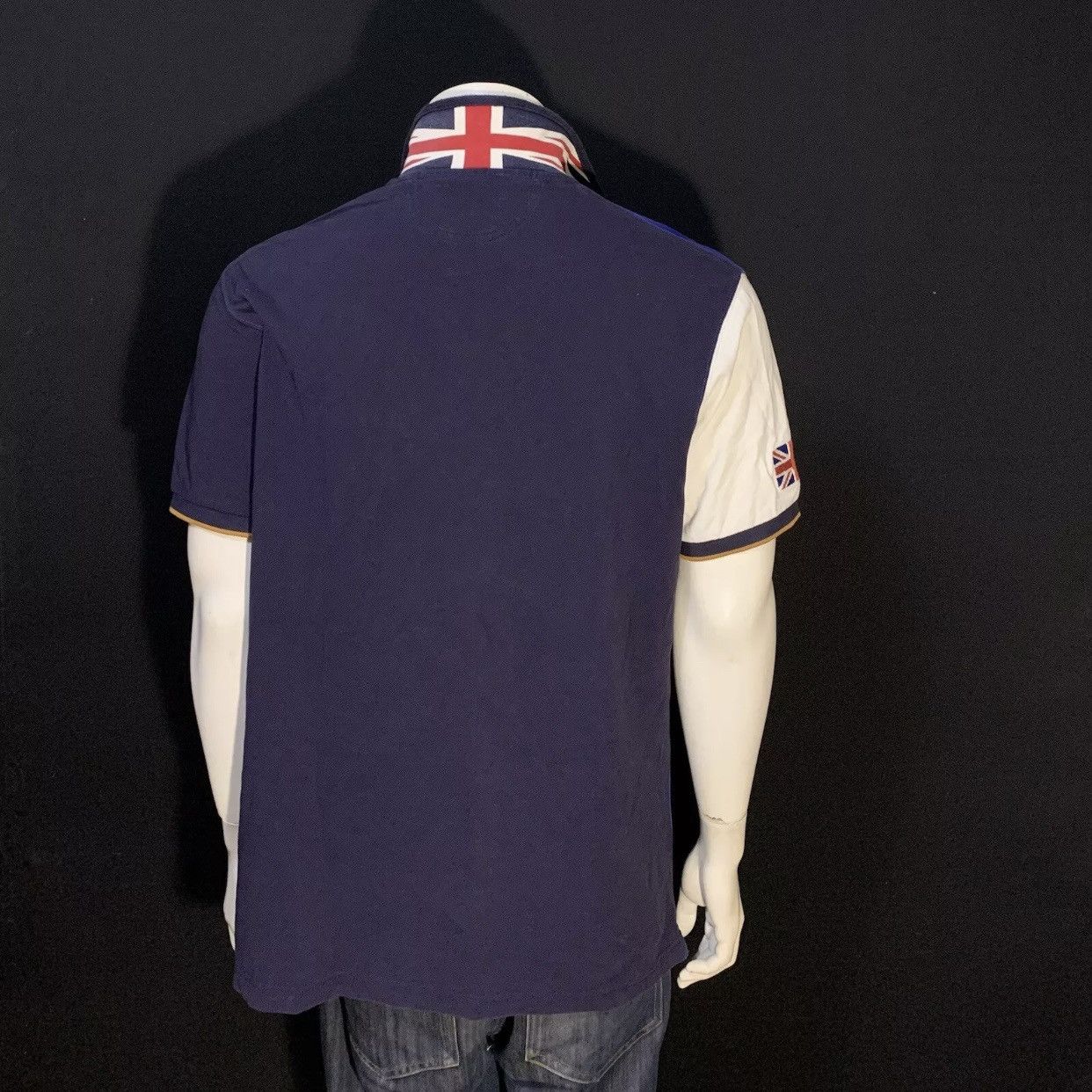 Hackett Hackett London Polo Big Logo Oxford Boat Race Size XL Blue Size US XL / EU 56 / 4 - 3 Thumbnail