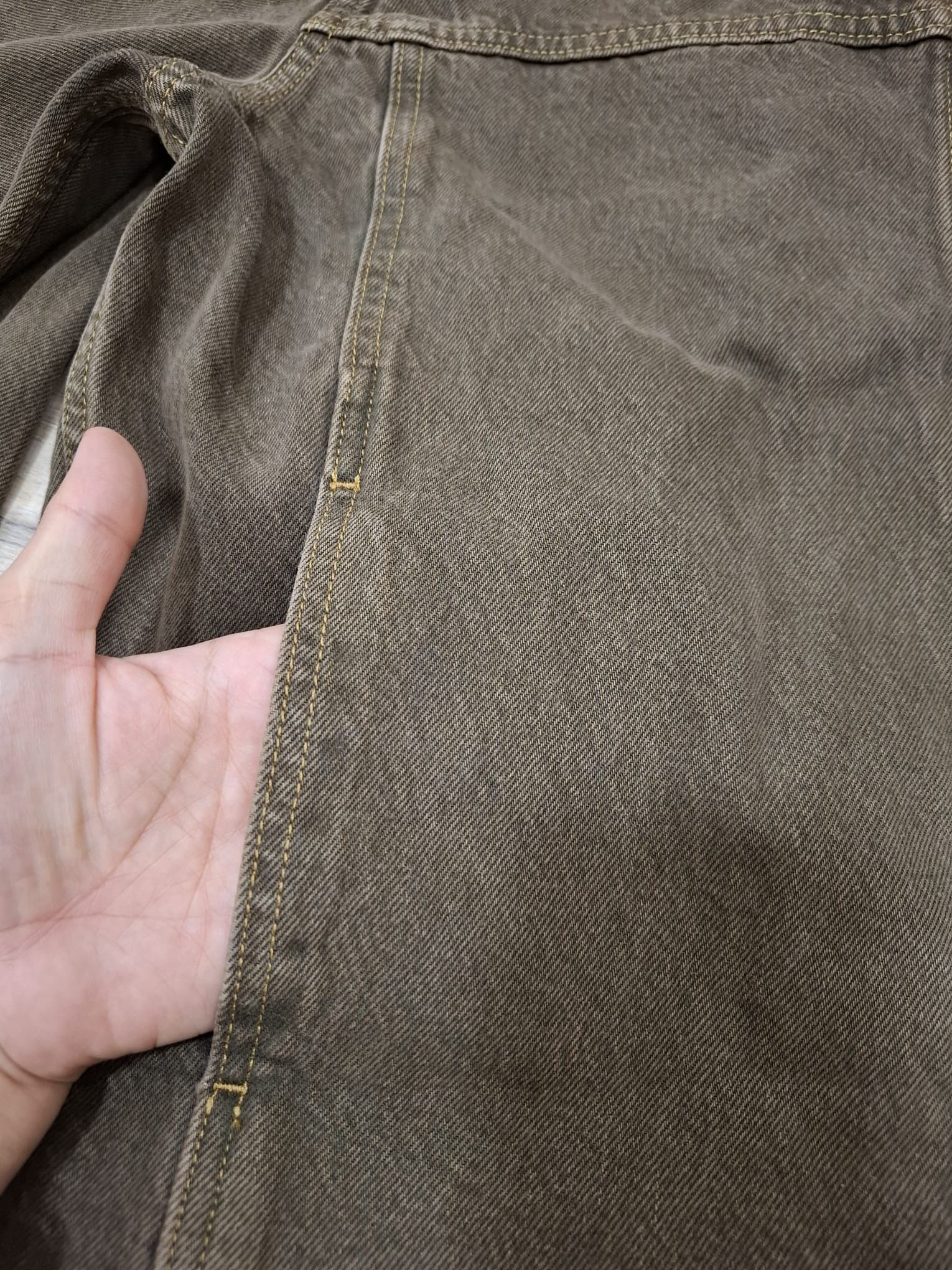 Stussy Trucker Denim Jacket in Mushroom Size US L / EU 52-54 / 3 - 13 Thumbnail