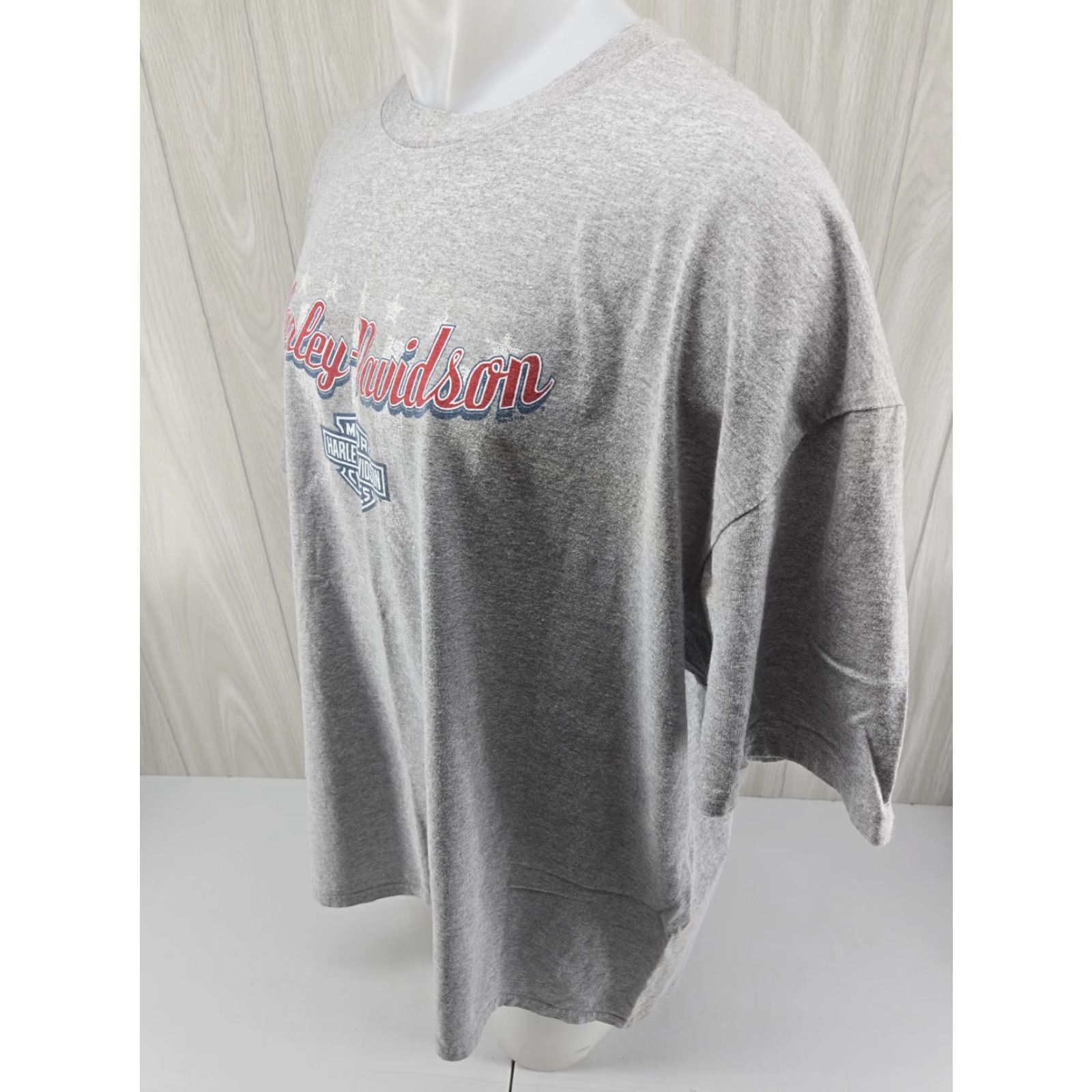 Harley Davidson VINTAGE Harley-Davidson Shirt Mens 3XL Gray Short Sleeve Size US 39 - 6 Thumbnail