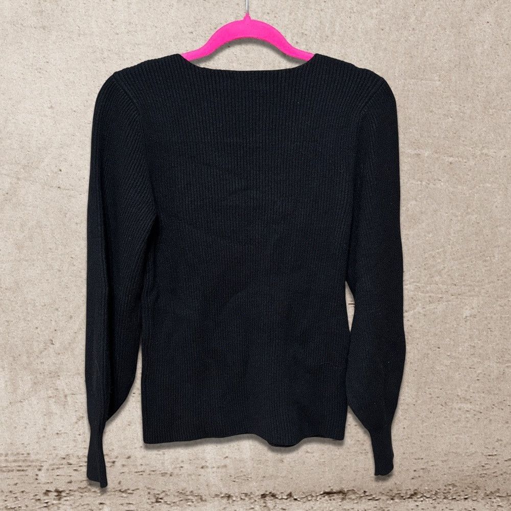 Other Esqualo High Cuff Ribbed Sweater NWT Size S / US 4 / IT 40 - 2 Thumbnail