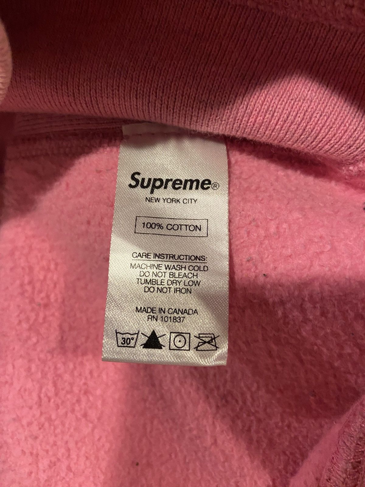 Supreme 2015 Supreme Pink Hoodie Size US L / EU 52-54 / 3 - 5 Thumbnail