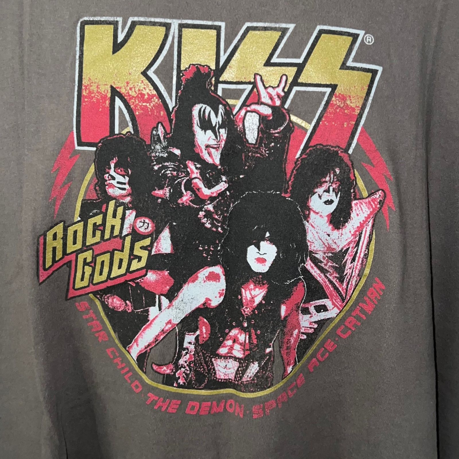 KISS Kiss Band Rock Gods Gray Shirt 4XL Size US XXL / EU 58 / 5 - 2 Thumbnail