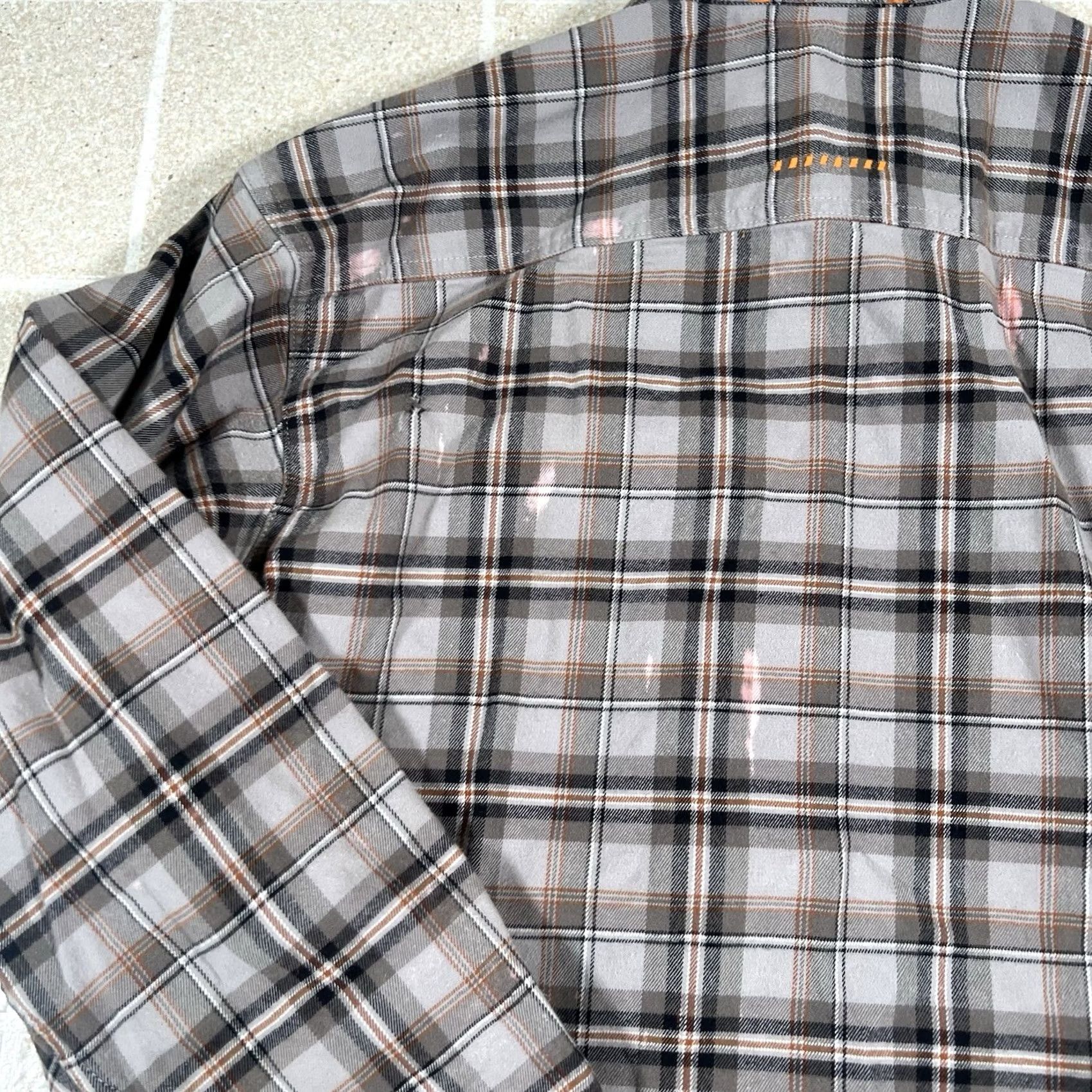Ariat Ariat Rebar Shirt Mens M Gray Plaid Flannel Button-Down Long Sleeve Outdoor Size US M / EU 48-50 / 2 - 6 Thumbnail