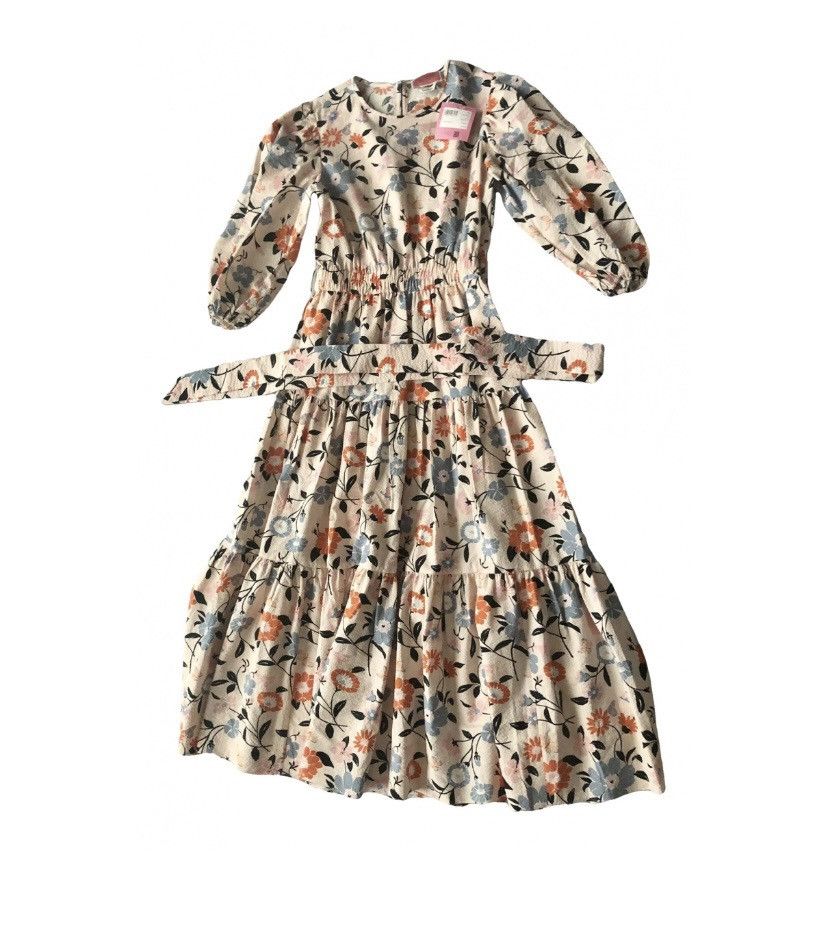 Kate Spade Kate Spade Summer Floral Garden Fit Flare Tiered Dress S NWT Size S / US 4 / IT 40 - 3 Thumbnail