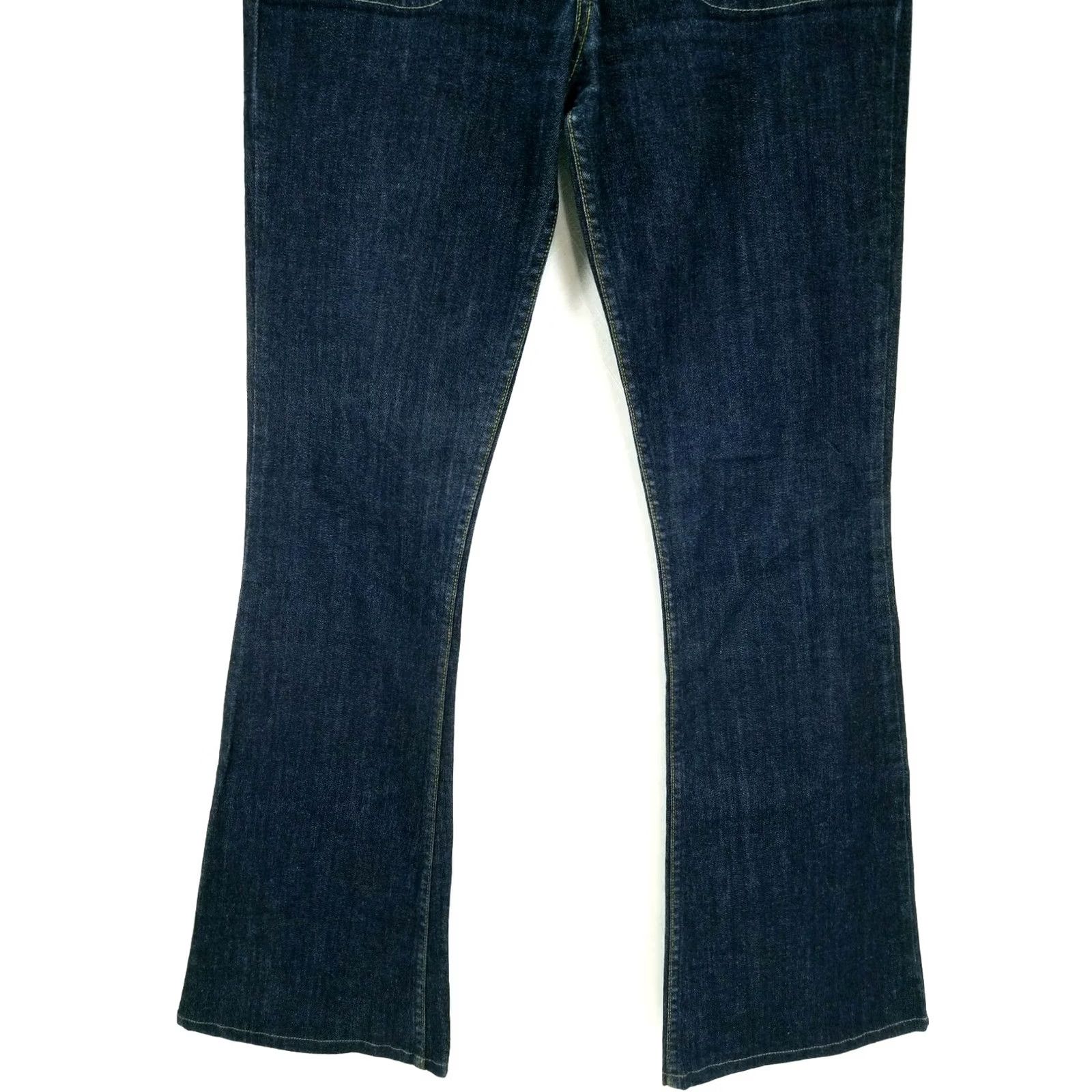 Theory THEORY Dark Blue / Indigo Flare Leg Jeans Women's Size 28 Size 28" / US 6 / IT 42 - 4 Thumbnail