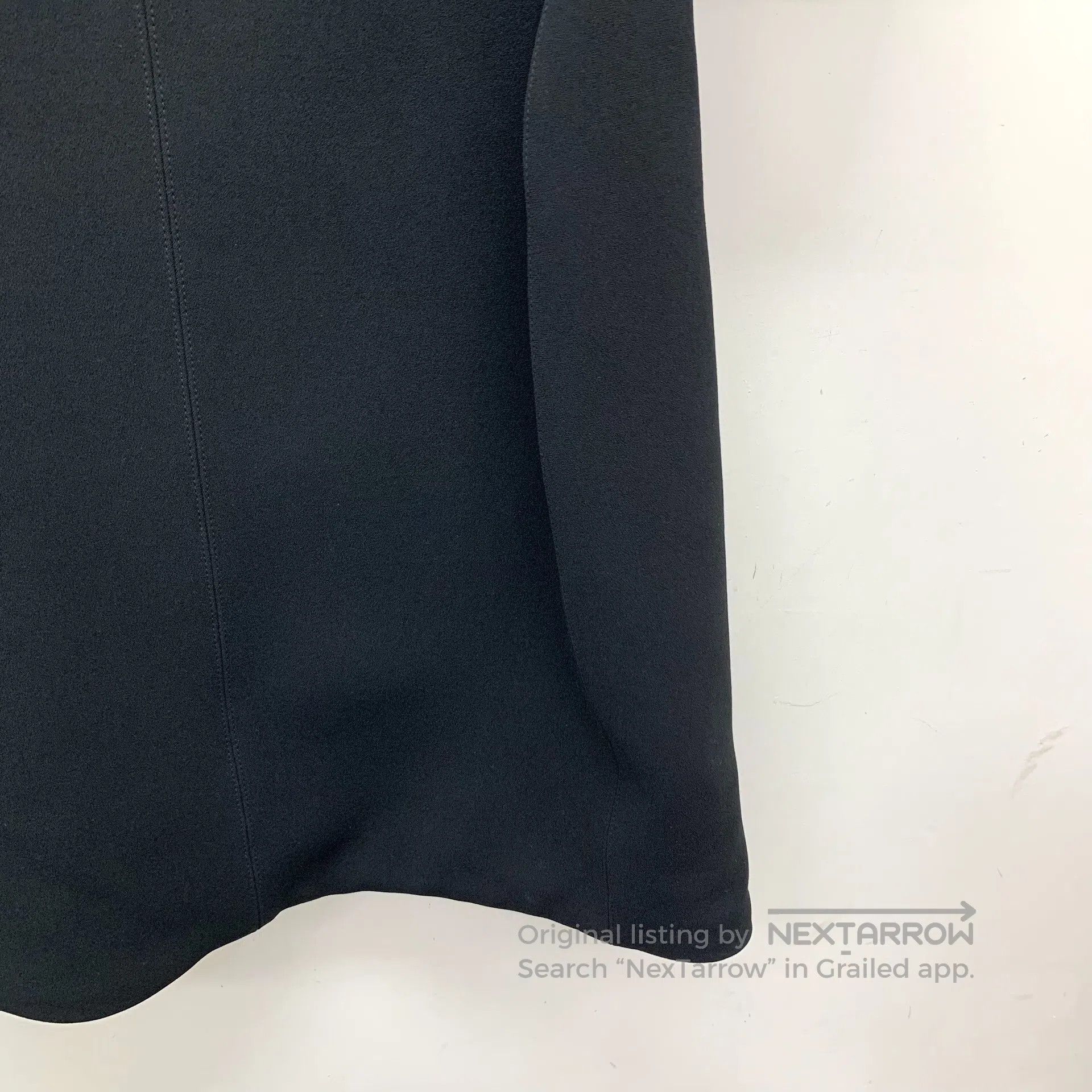 Marni MARNI Black back tie short sleeve dress with diamond decor Size XS / US 0-2 / IT 36-38 - 4 Thumbnail