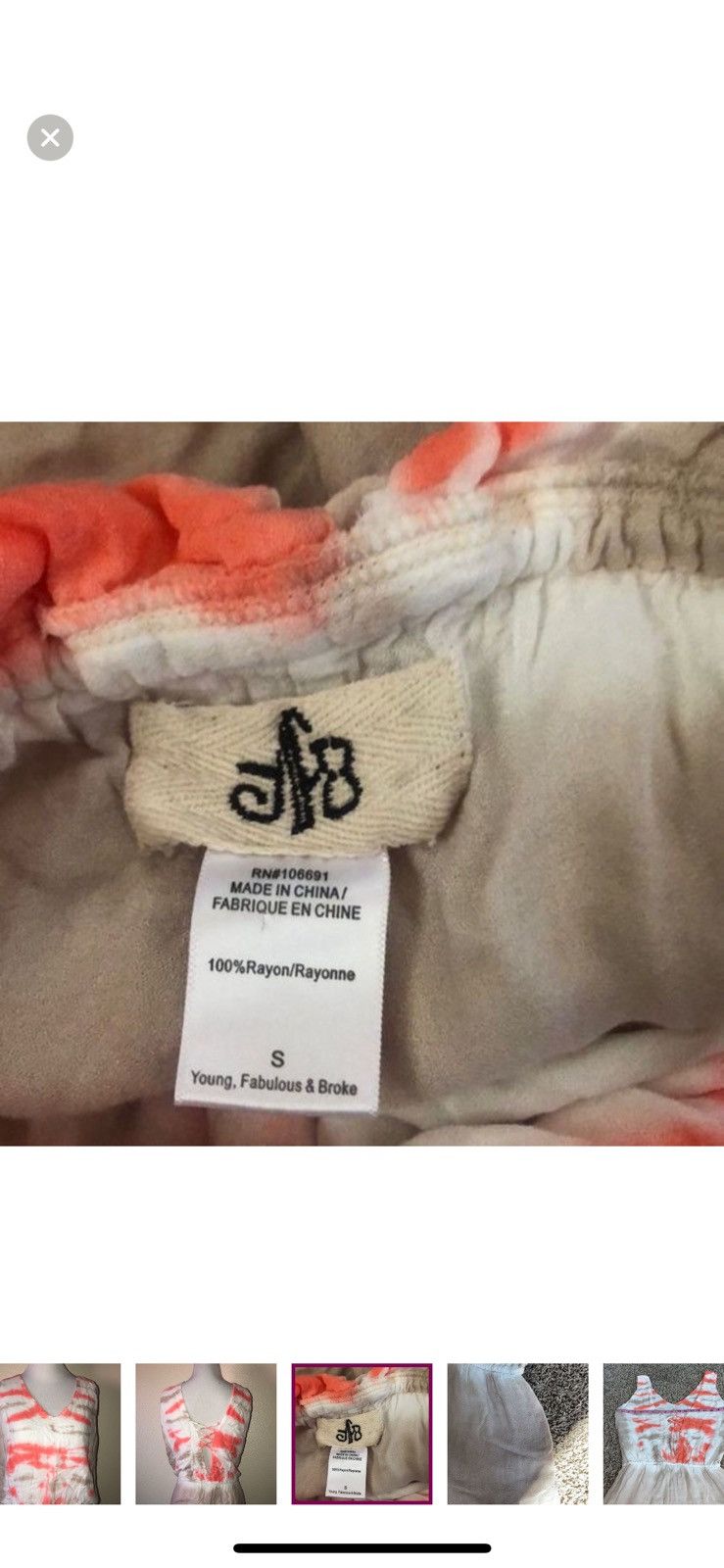 Young Fabulous & Broke Young fabulous and broke small wish romper Size 27" / US 4 / IT 40 - 3 Thumbnail