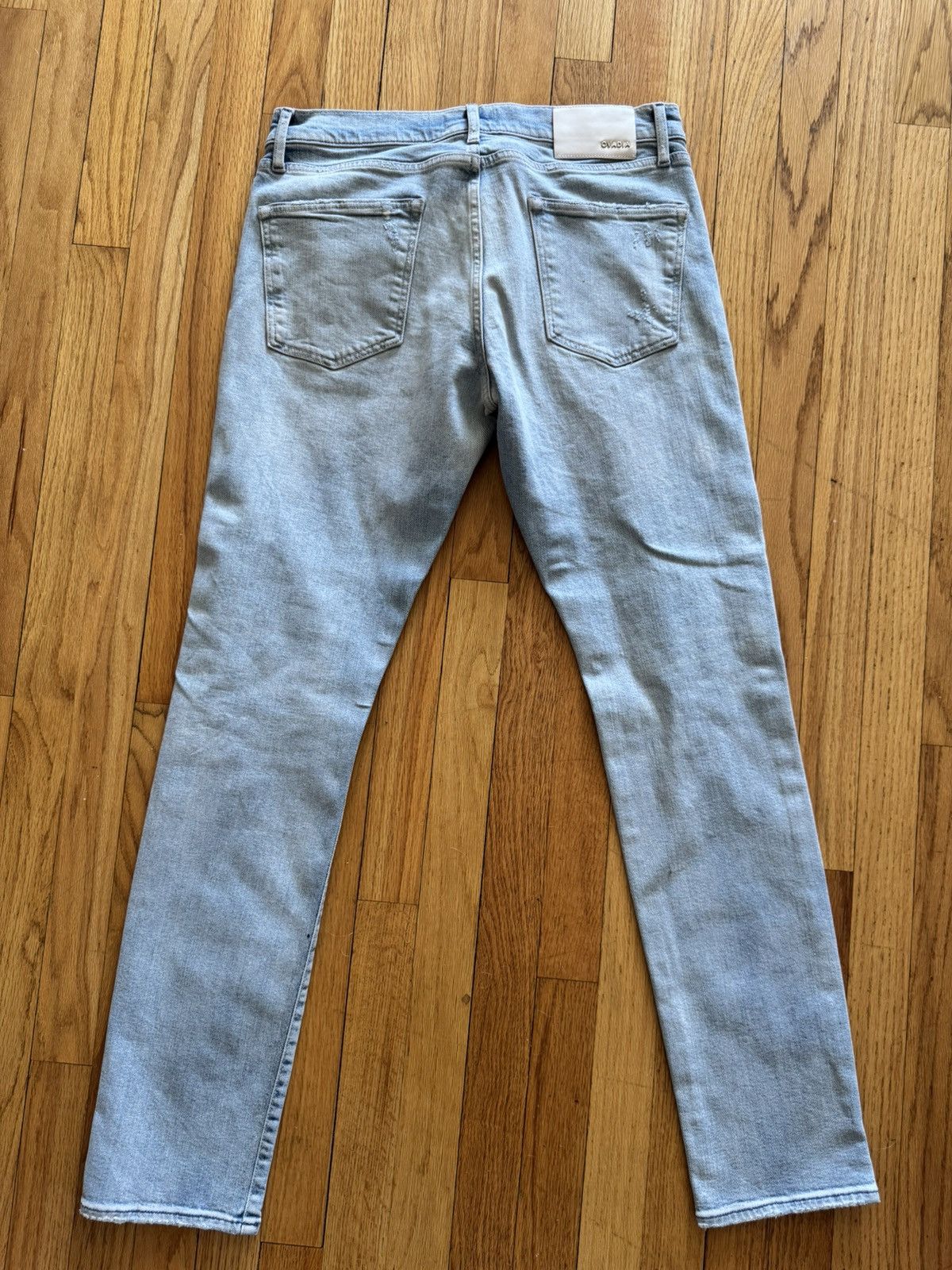 Ovadia & Sons Ovadia & Sons Distressed Slim Fit Denim Men’s Size 32x32 Size US 32 / EU 48 - 10 Thumbnail