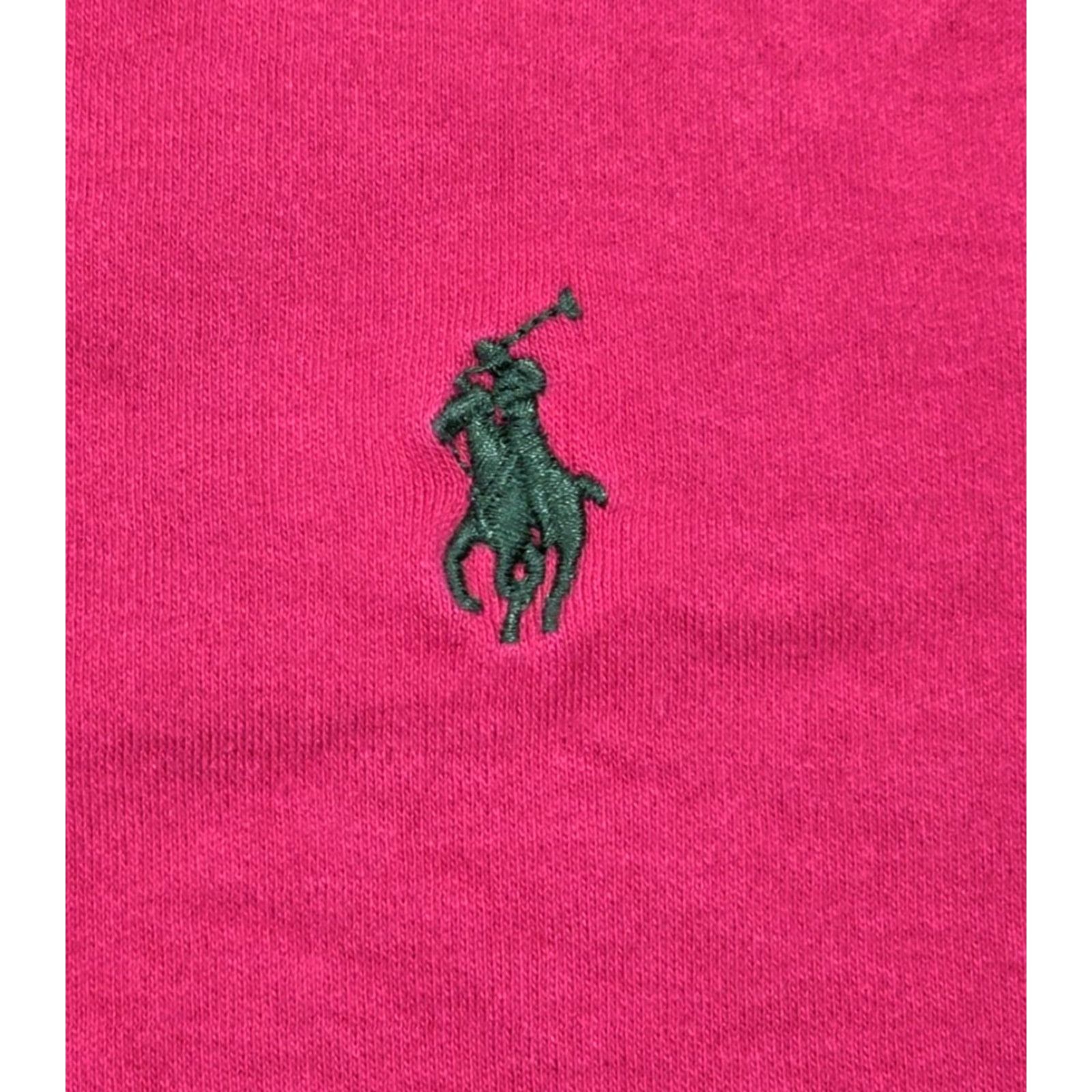 Polo Ralph Lauren Polo Ralph Lauren Polo Shirt XL Pink Green Pony Long Sleeve Mens Soft Custom Fit Size US XL / EU 56 / 4 - 4 Thumbnail