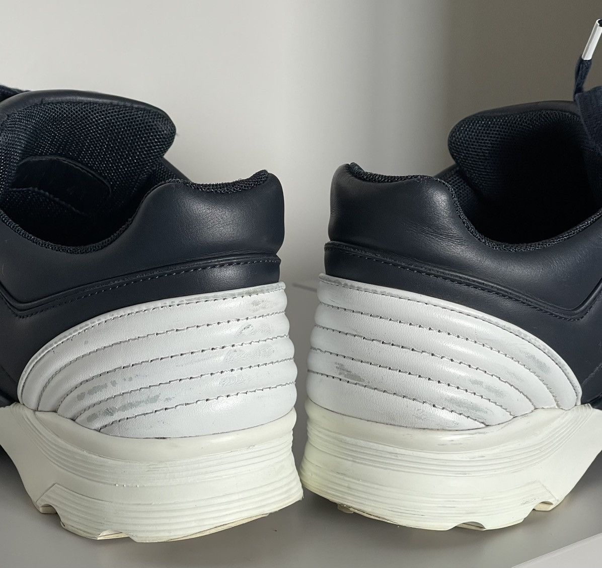 Chanel CHANEL sneakers, navy/white, size 41 Size US 8 / EU 41 - 15 Thumbnail