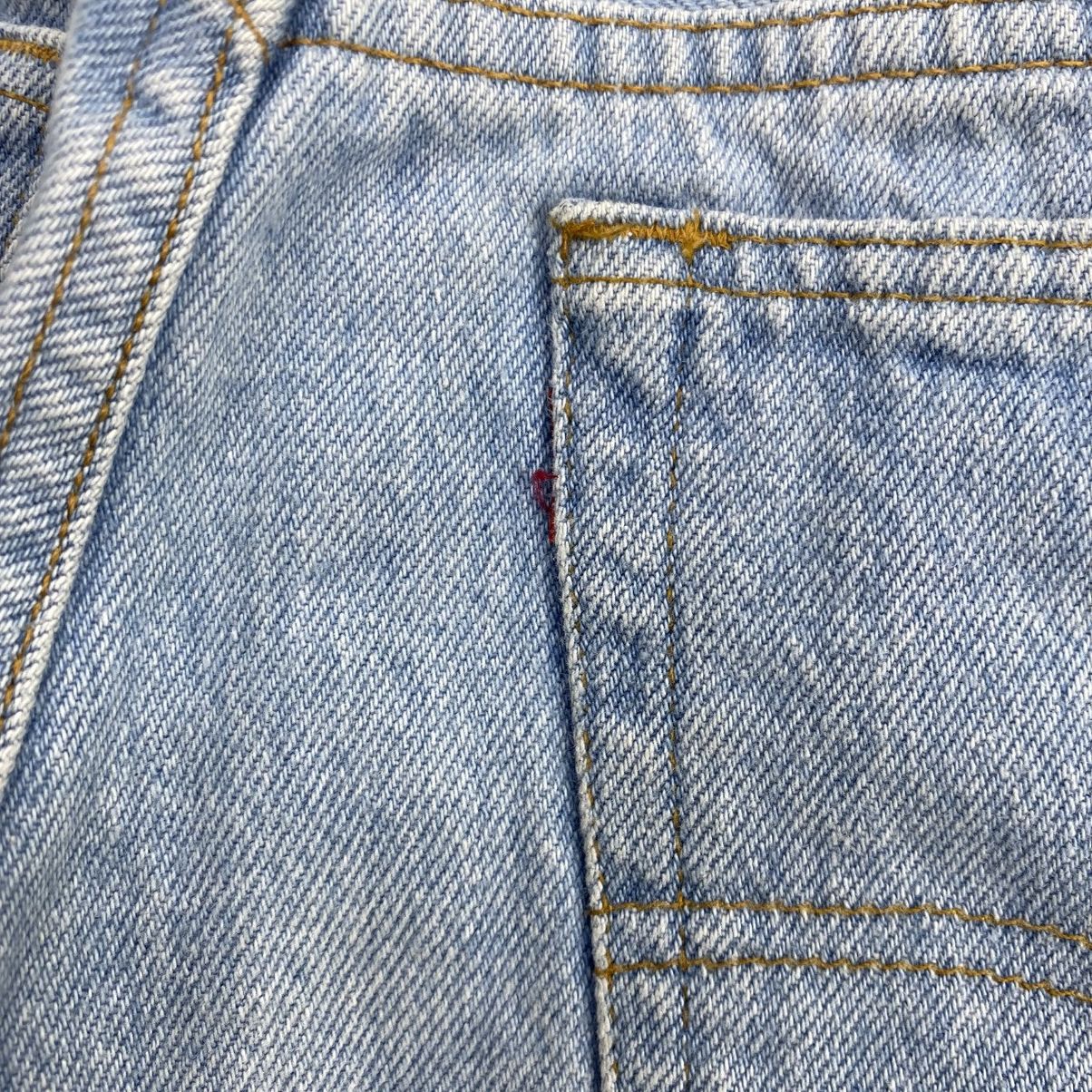 Levi's Vintage Clothing 1990s Vintage Levis 501 USA 34x36 Blue Jeans Size US 33 - 14 Thumbnail