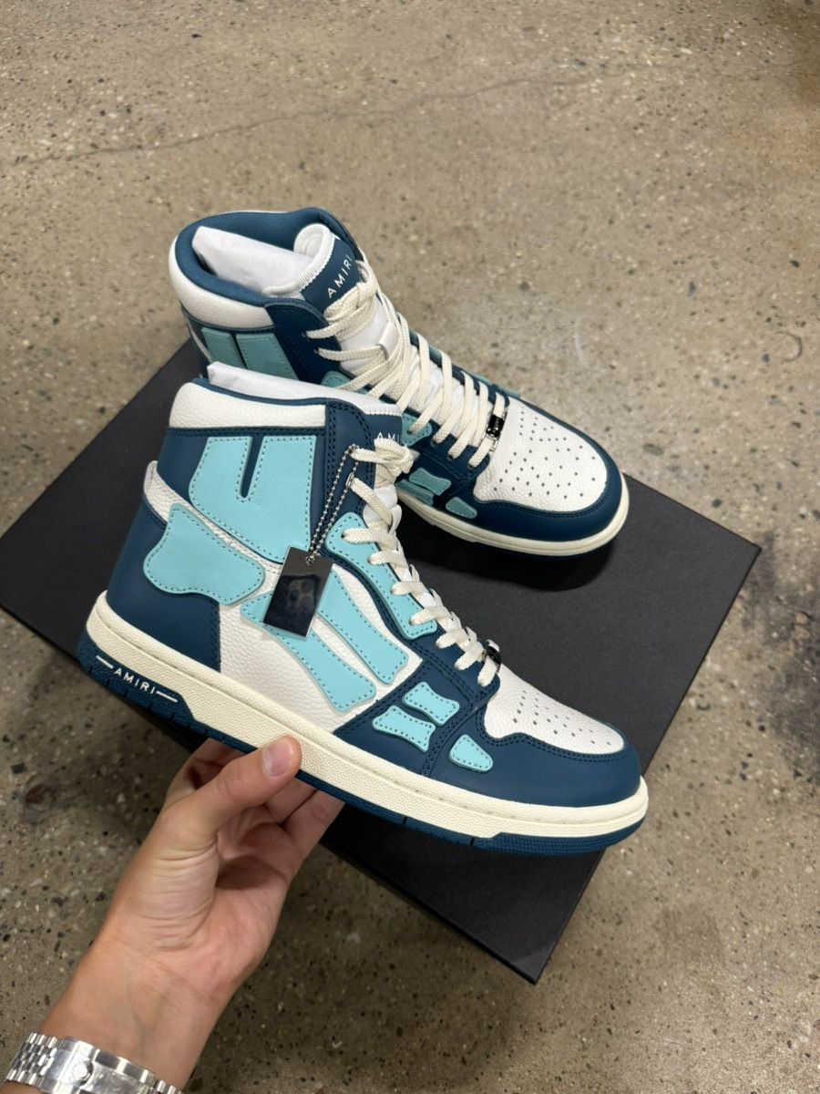 Amiri Amiri Skeleton High Top Sneaker NEW 790$ Size US 13 / EU 46 - 2 Thumbnail
