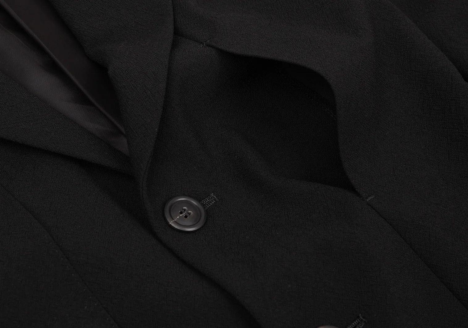 Issey Miyake Wool Pocket Design 3B Jacket in Black Size 3 Size US L / EU 52-54 / 3 - 8 Thumbnail