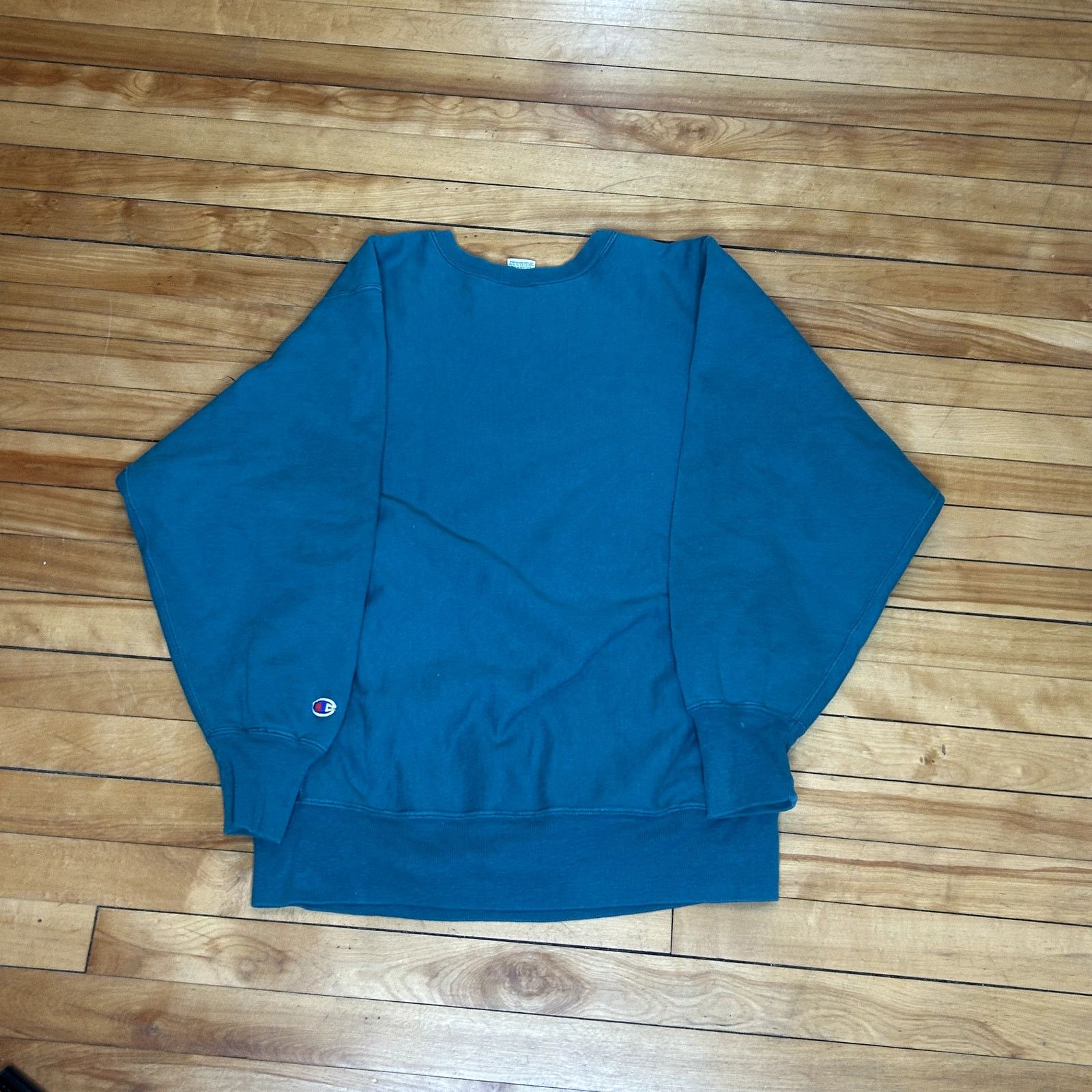 Champion Vintage 90s Aqua Champion Reverse Weave XL Size US XL / EU 56 / 4 - 6 Thumbnail