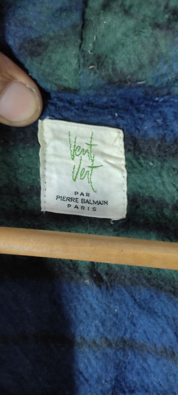 Pierre Balmain PIERRE BALMAIN VENT VENT CHECKERED FLEECE BUTTON JACKET Size M / US 6-8 / IT 42-44 - 10 Thumbnail